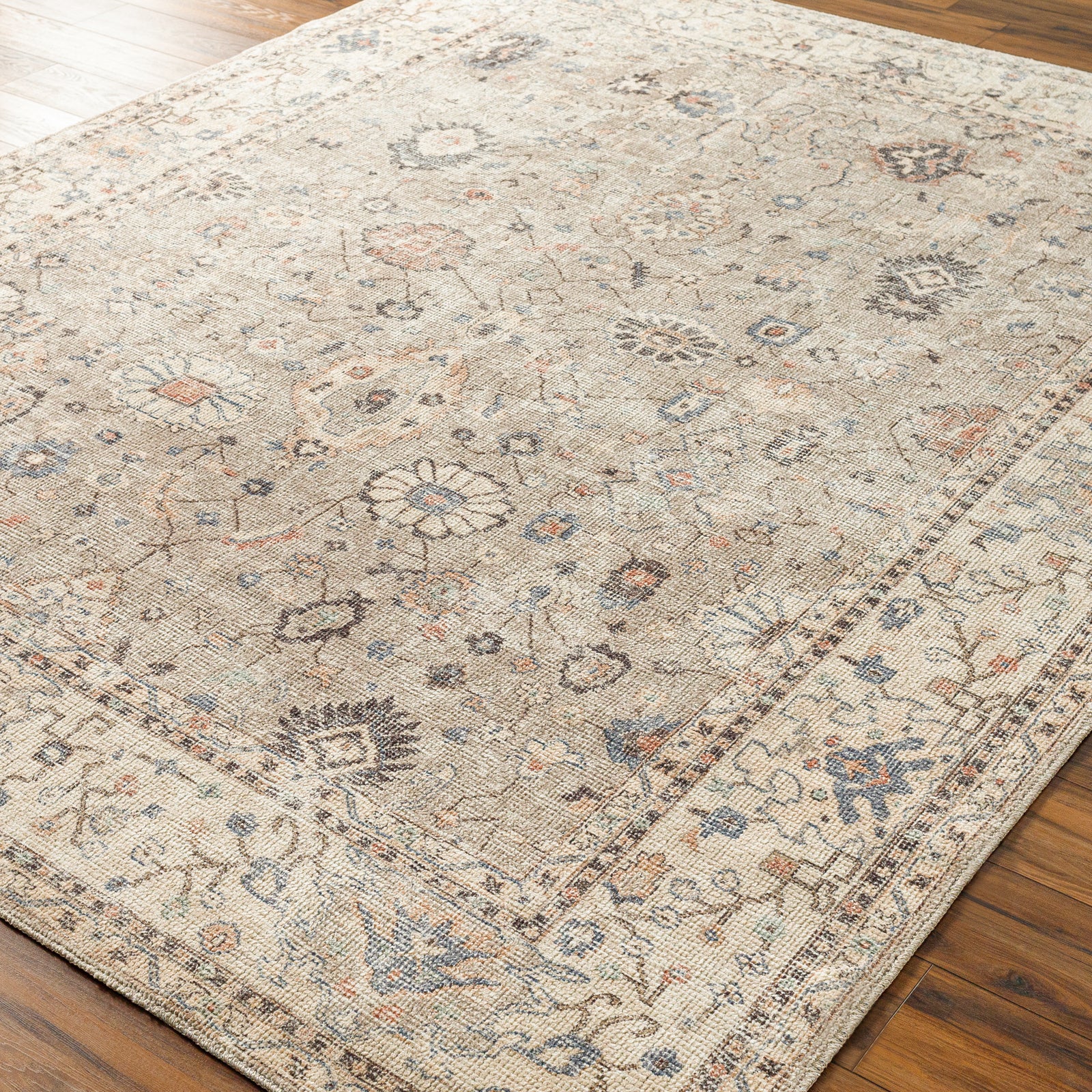 RAVEENA Becki Owens x Livabliss Vintage Traditional Oriental Boho Camel Area Rug