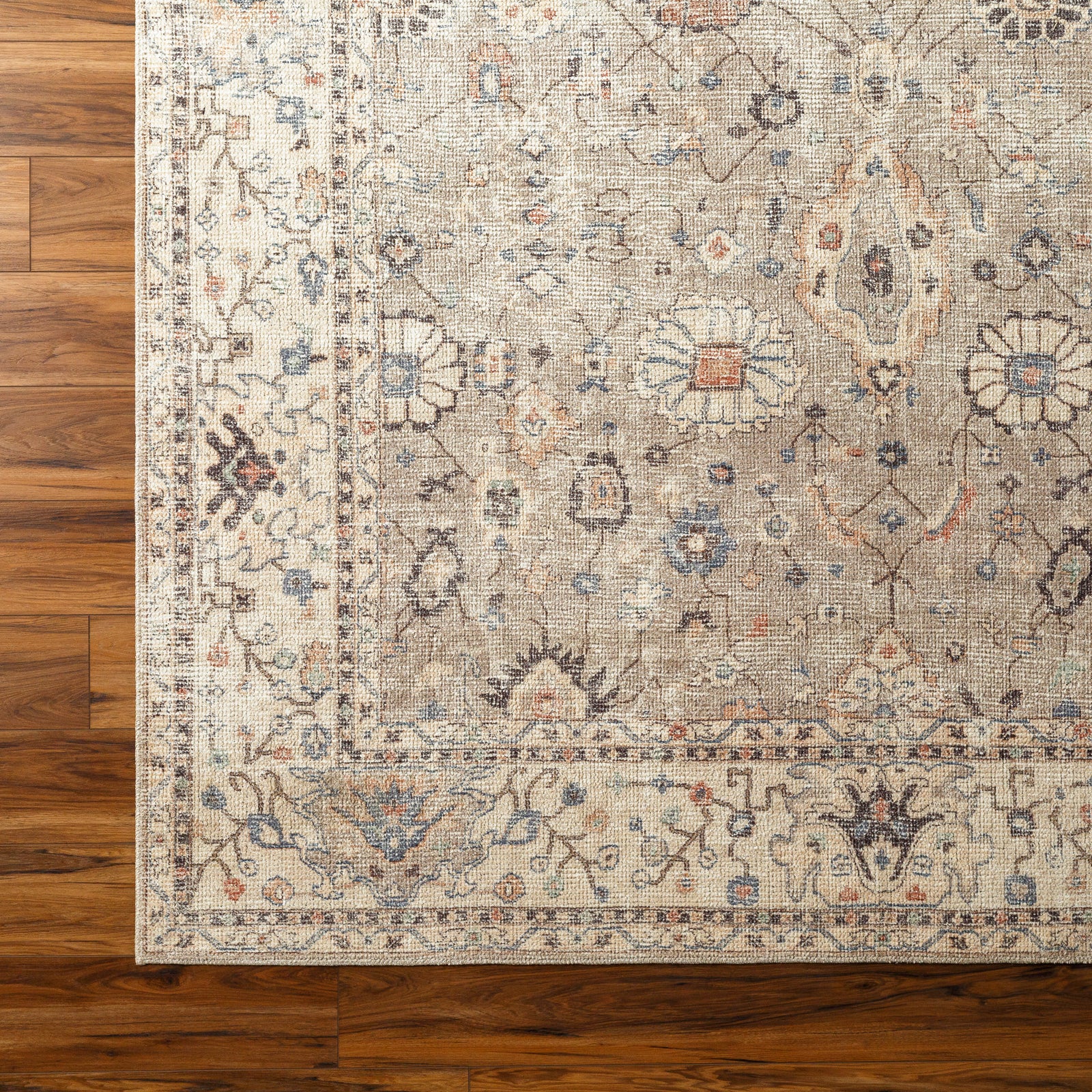 RAVEENA Becki Owens x Livabliss Vintage Traditional Oriental Boho Camel Area Rug