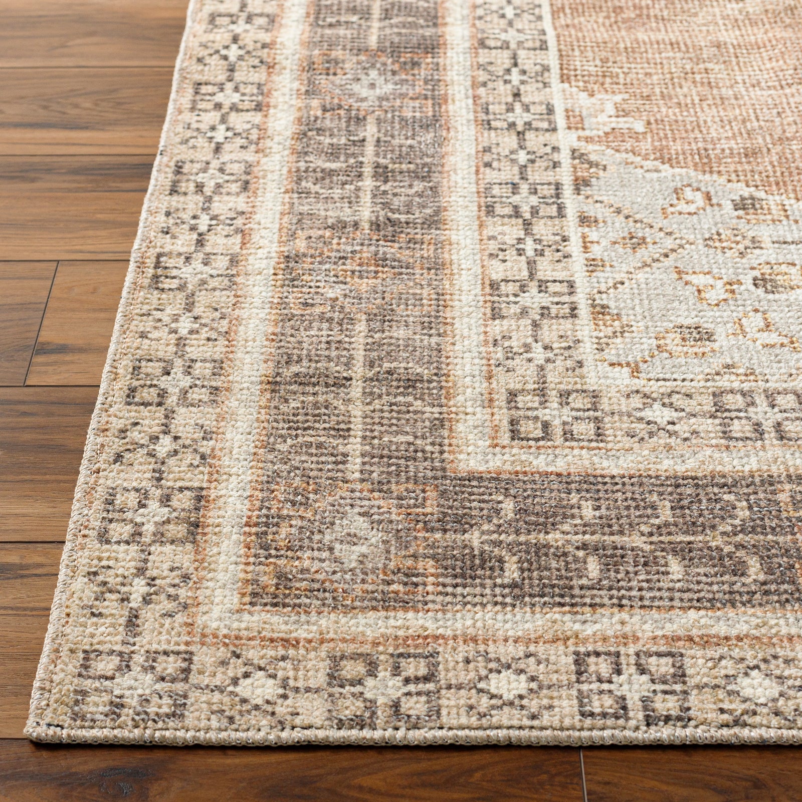SIMRAN Becki Owens x Livabliss Vintage Traditional Oriental Boho Cinnamon Area Rug