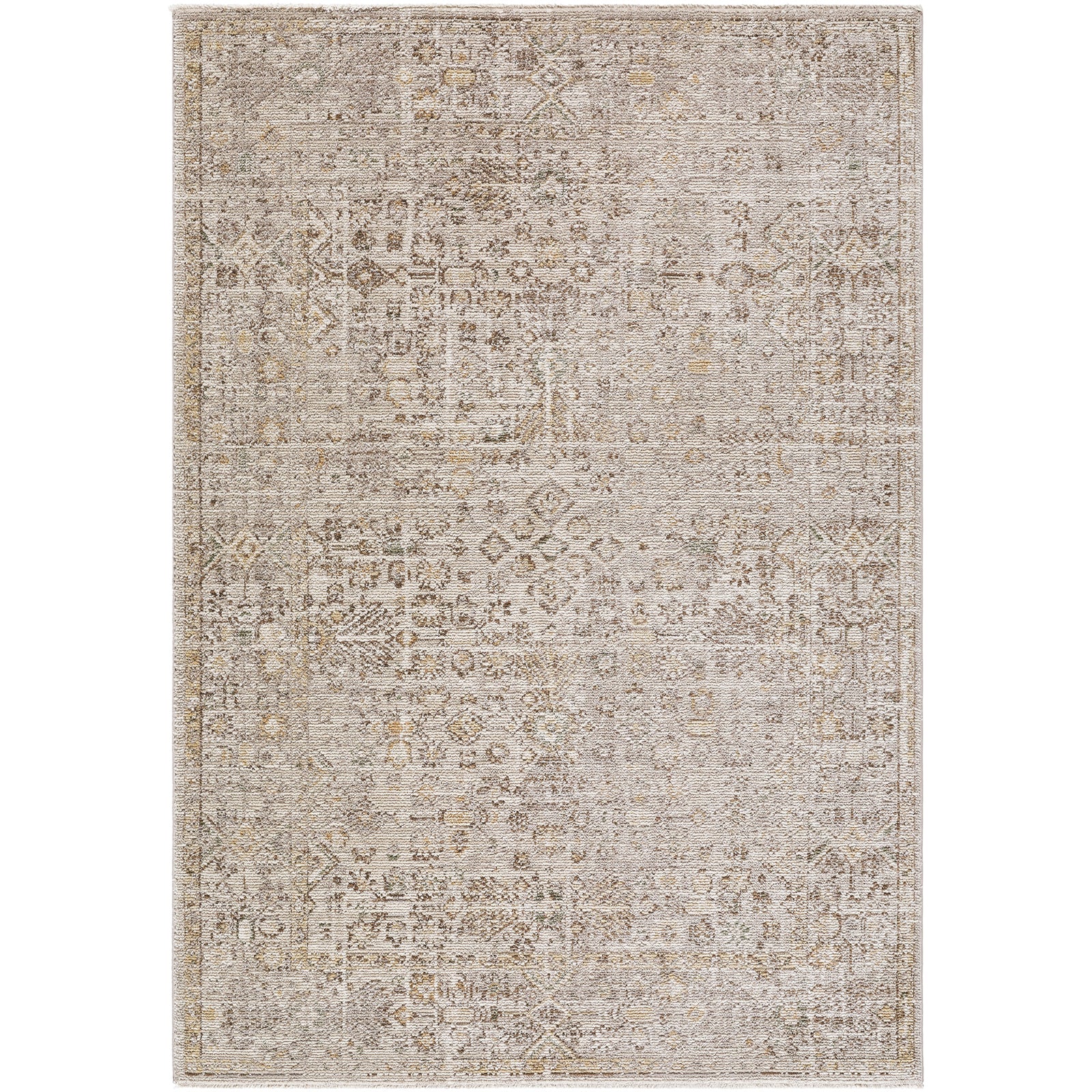 GABRY Galey Alix x Livabliss Vintage Traditional Oriental Boho Brown/Taupe Area Rug