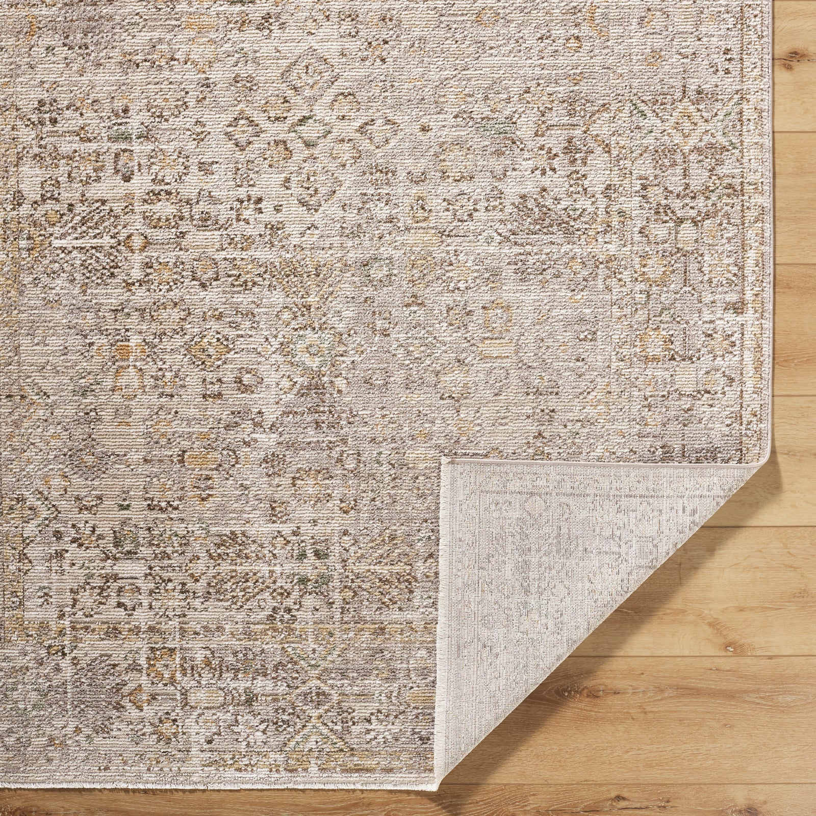 GABRY Galey Alix x Livabliss Vintage Traditional Oriental Boho Brown/Taupe Area Rug