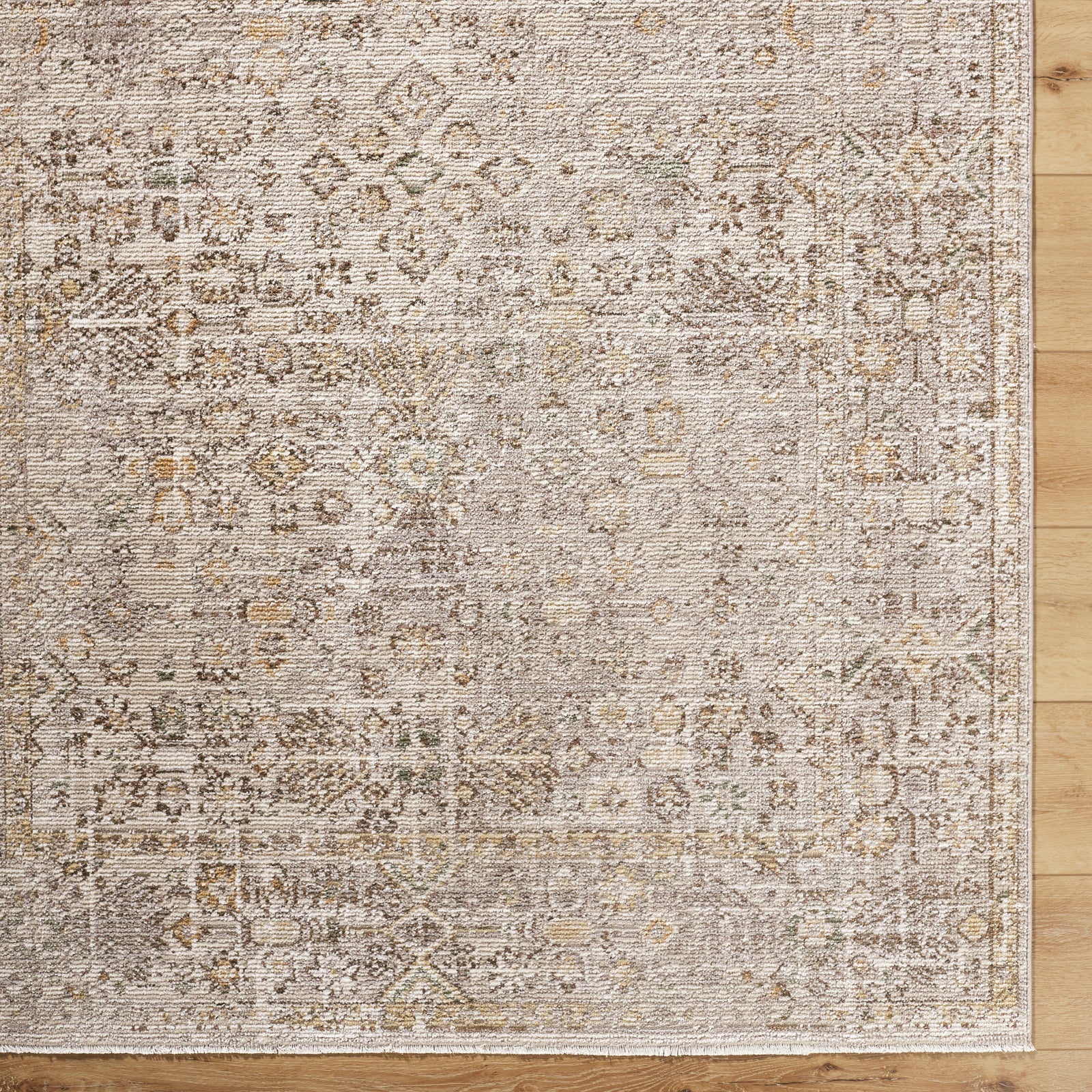 GABRY Galey Alix x Livabliss Vintage Traditional Oriental Boho Brown/Taupe Area Rug
