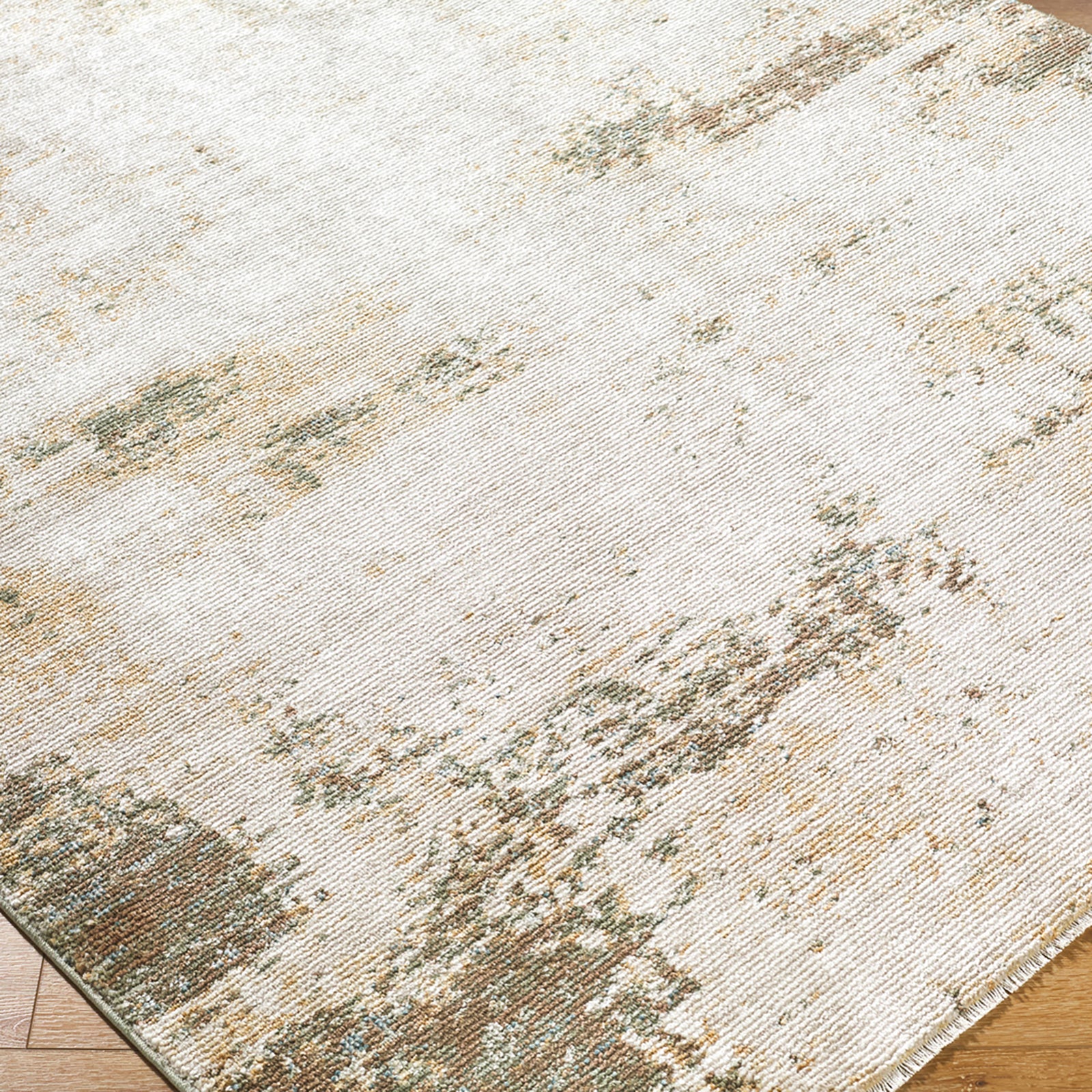 TALI Galey Alix x Livabliss Abstract Modern Marble Brown/Cream Area Rug