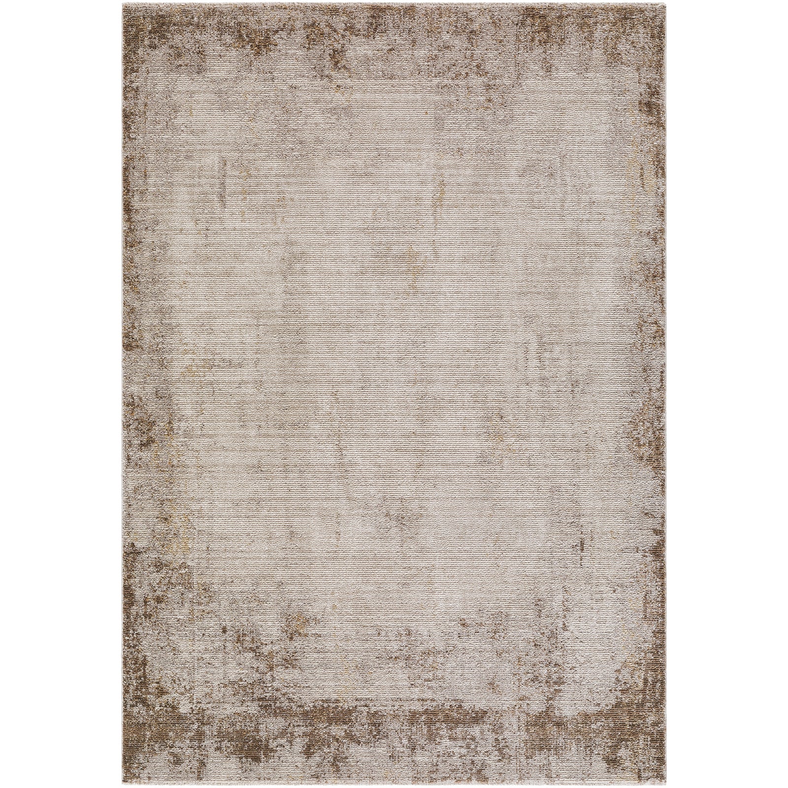 SARI Galey Alix x Livabliss Abstract Modern Marble Brown/Cream Area Rug
