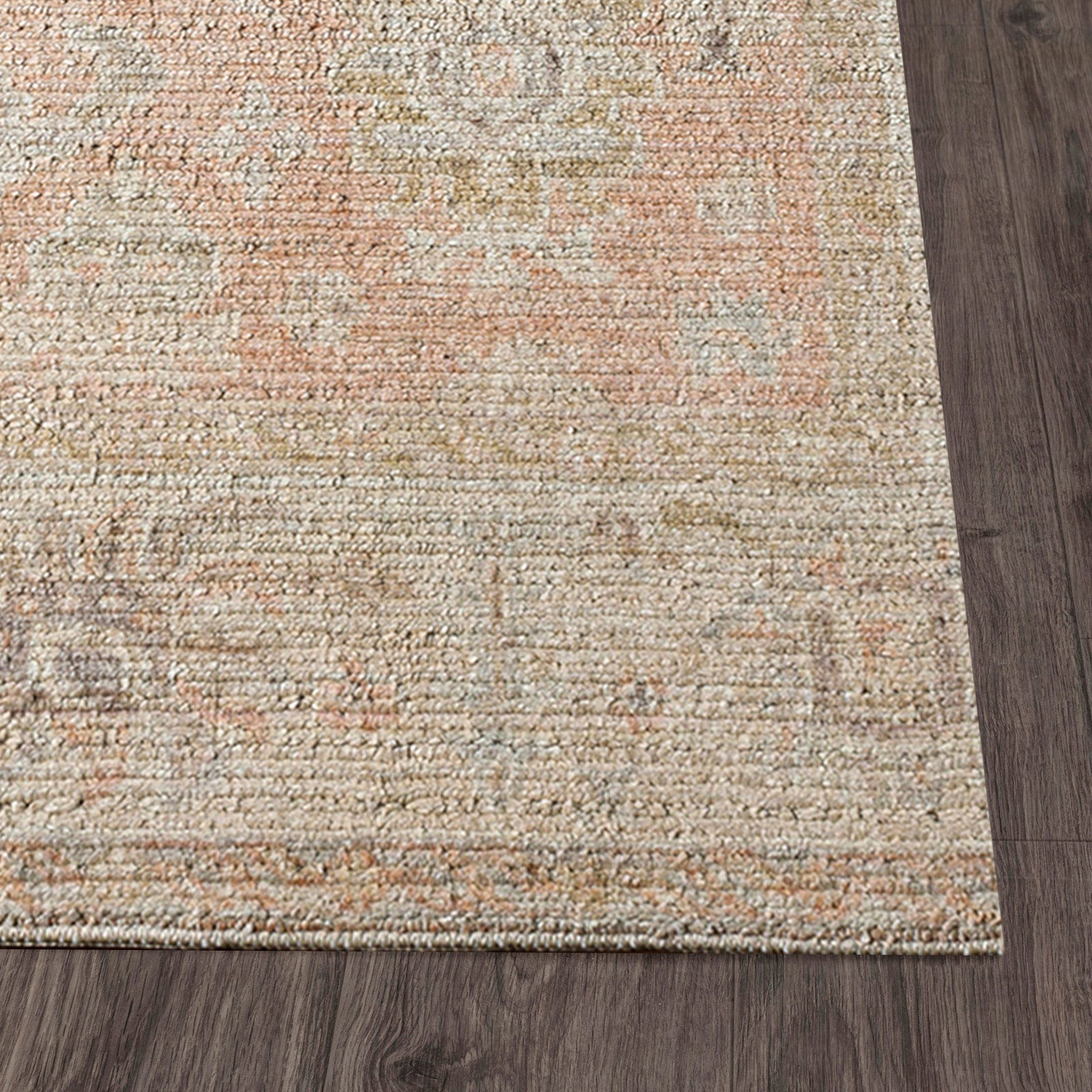 Becki Owens Marlene Vintage Pink Brown Traditional Boho Living Rug