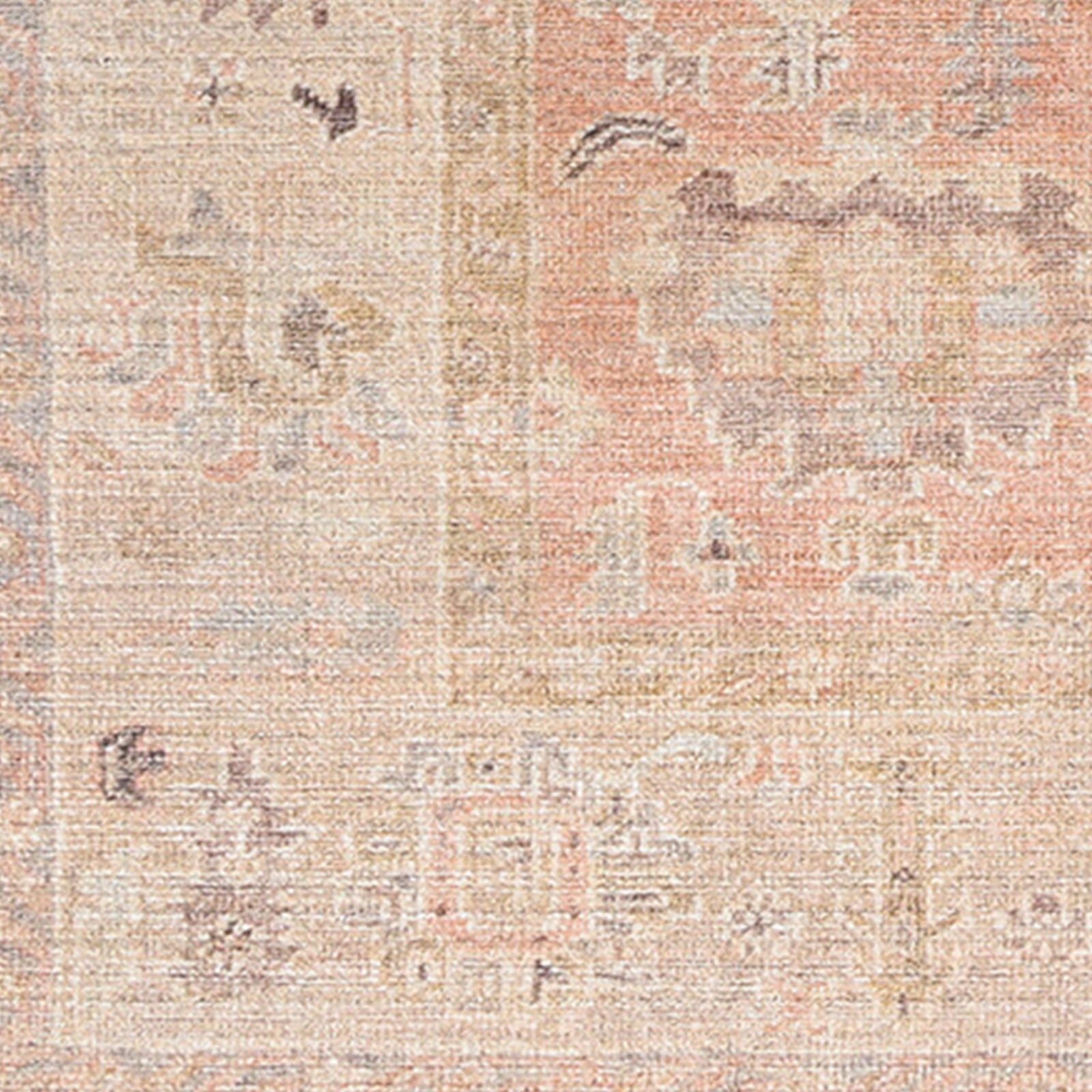 Becki Owens Marlene Vintage Pink Brown Traditional Boho Living Rug
