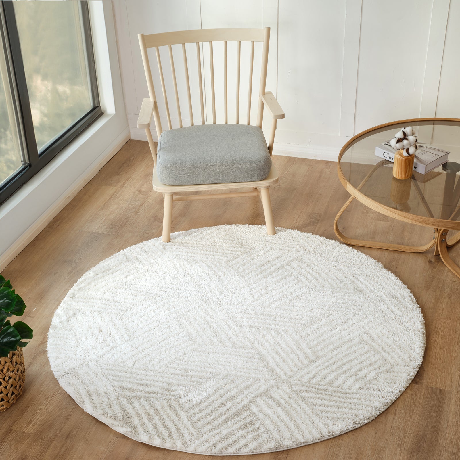 ALLIE Modern Shaggy Area Rug