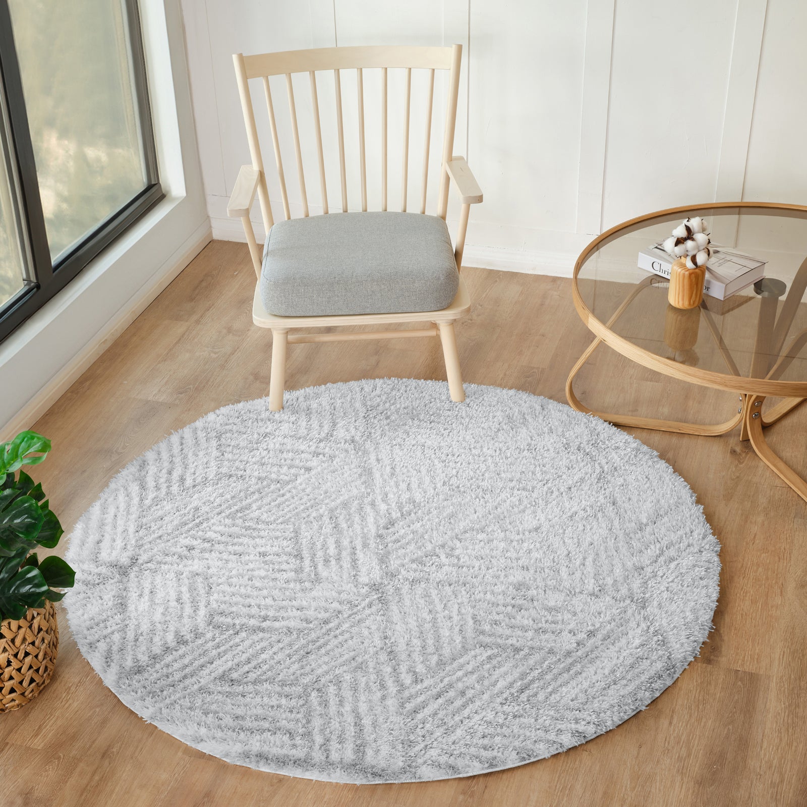 ALLIE Modern Shaggy Area Rug
