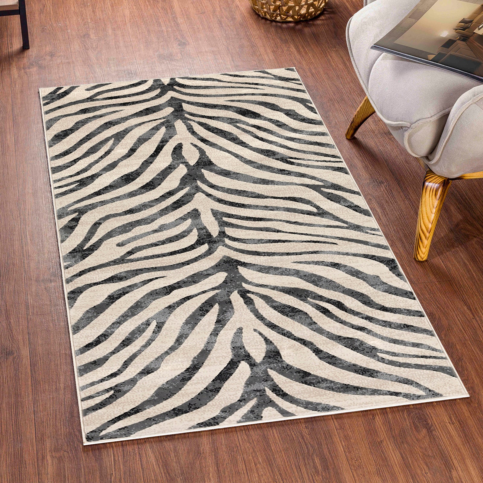 CYBELE Boho Zebra Area Rug