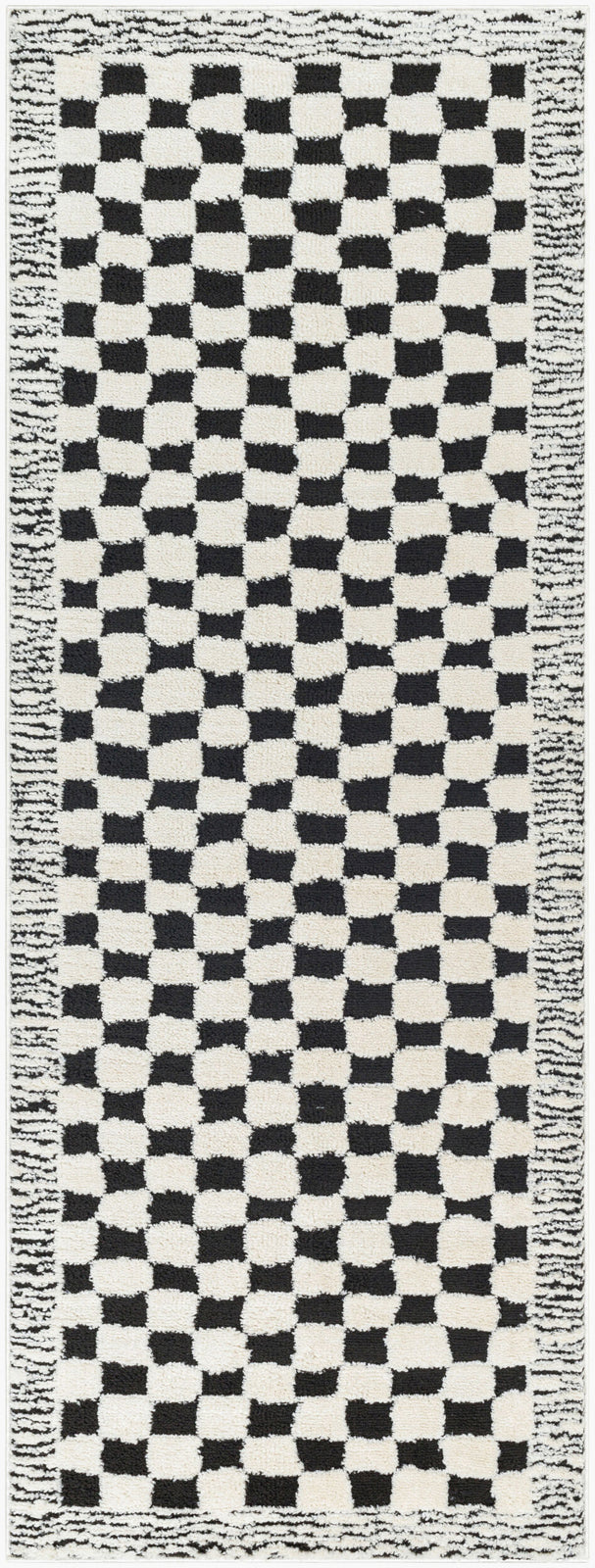 EKTA Skandi Checkered Runner Rug