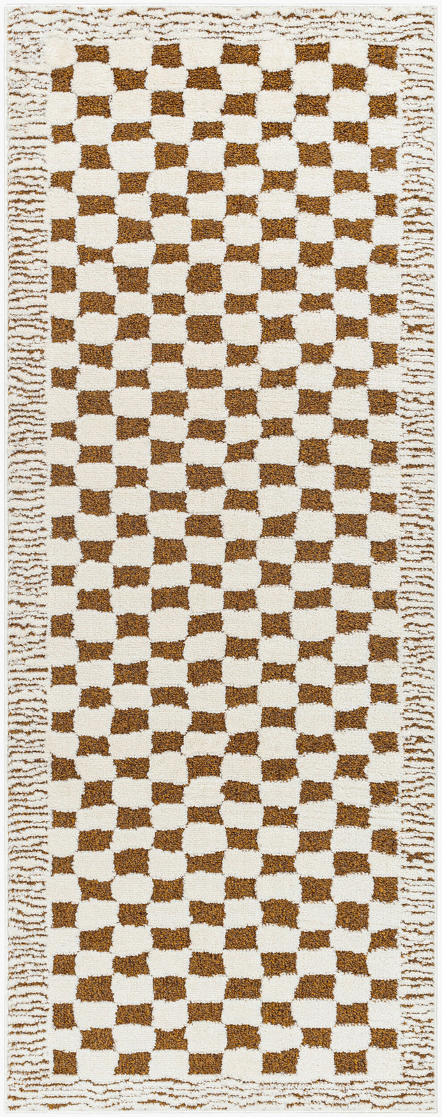 EKTA Skandi Checkered Runner Rug