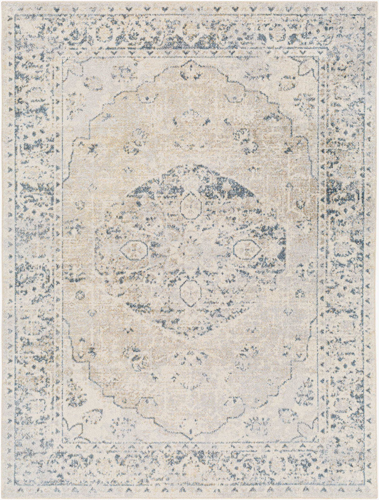 AMAYRA Machine Washable Vintage Area Rug