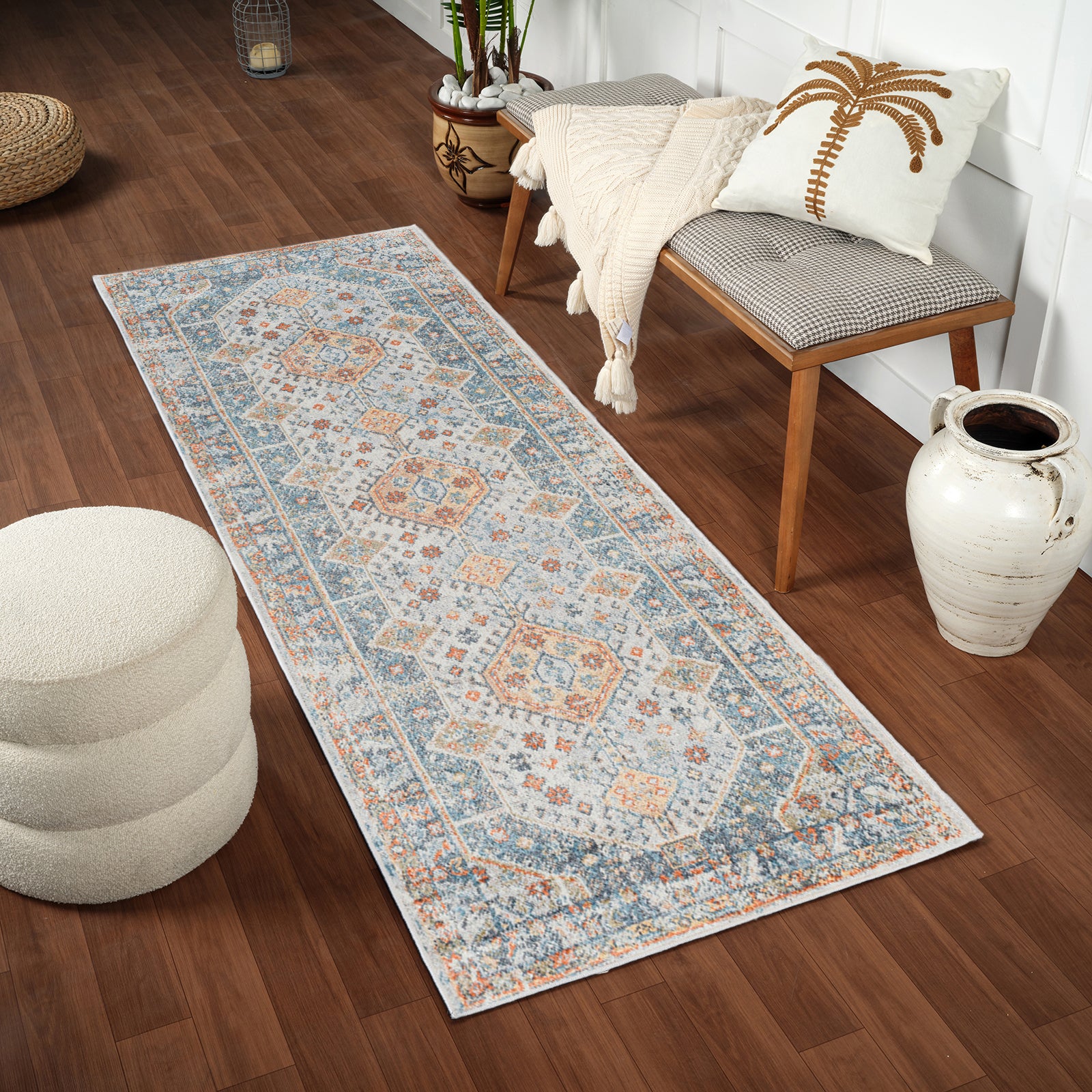 ALKA Machine Washable Vintage Area Rug – Surya BV