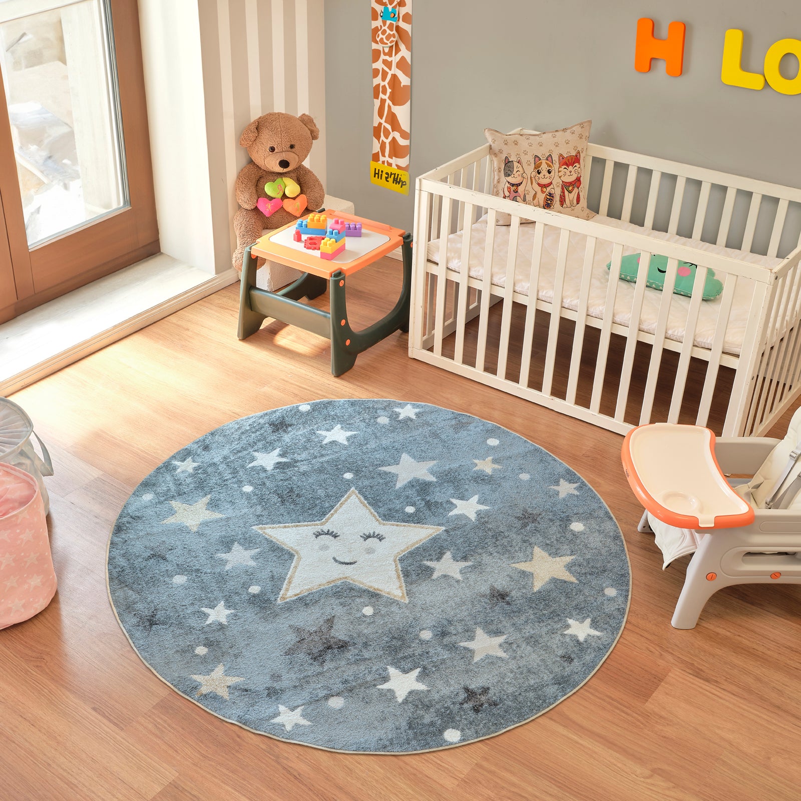 SUPERMAMA Machine Washable Kids' Rug