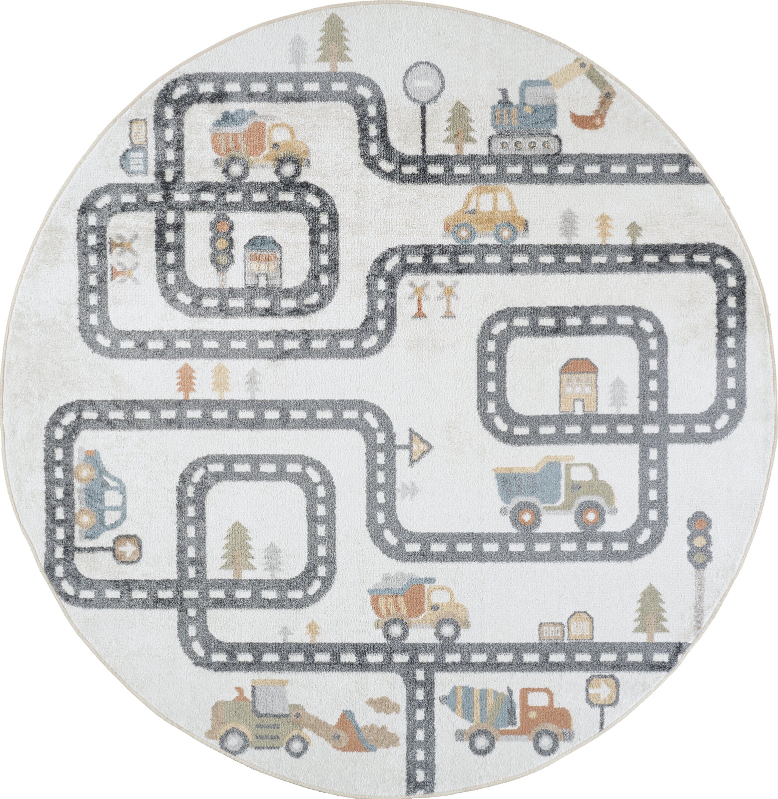 VROOMVILLE Machine Washable Kids' Rug