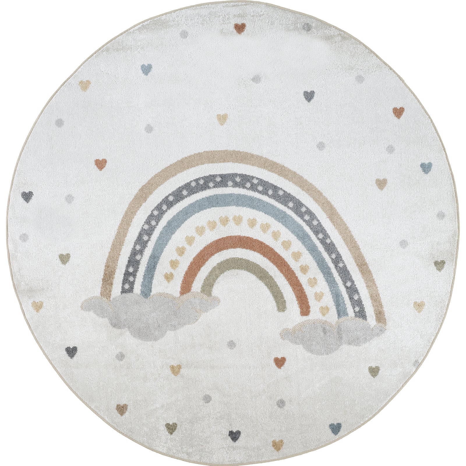 RAINI-BOW Machine Washable Kids' Rug