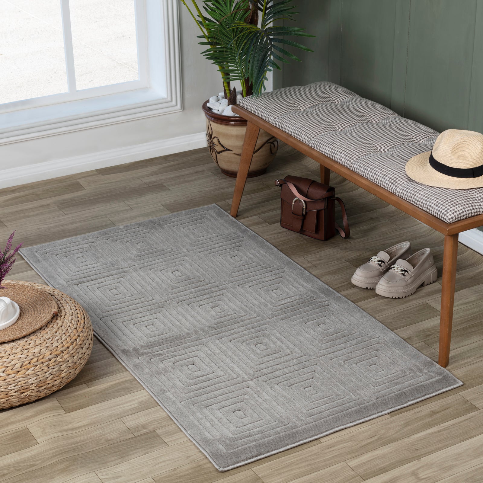 SAKURA In- /Outdoor Boho Skandi Area Rug