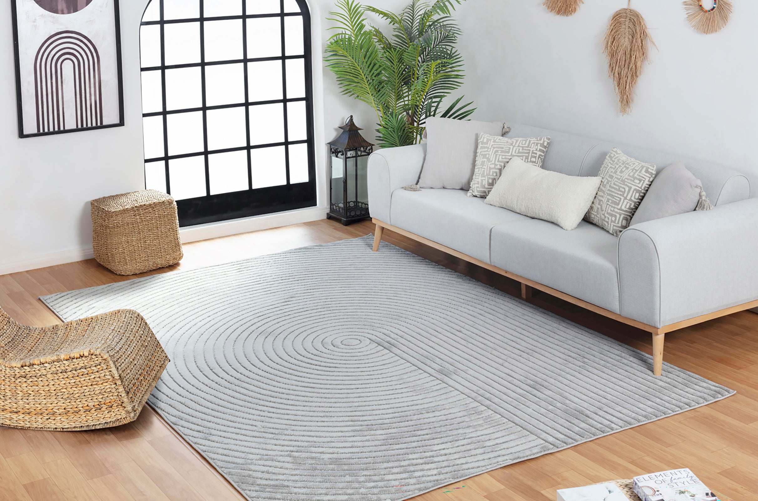 EMIKO In- /Outdoor Boho Skandi Area Rug