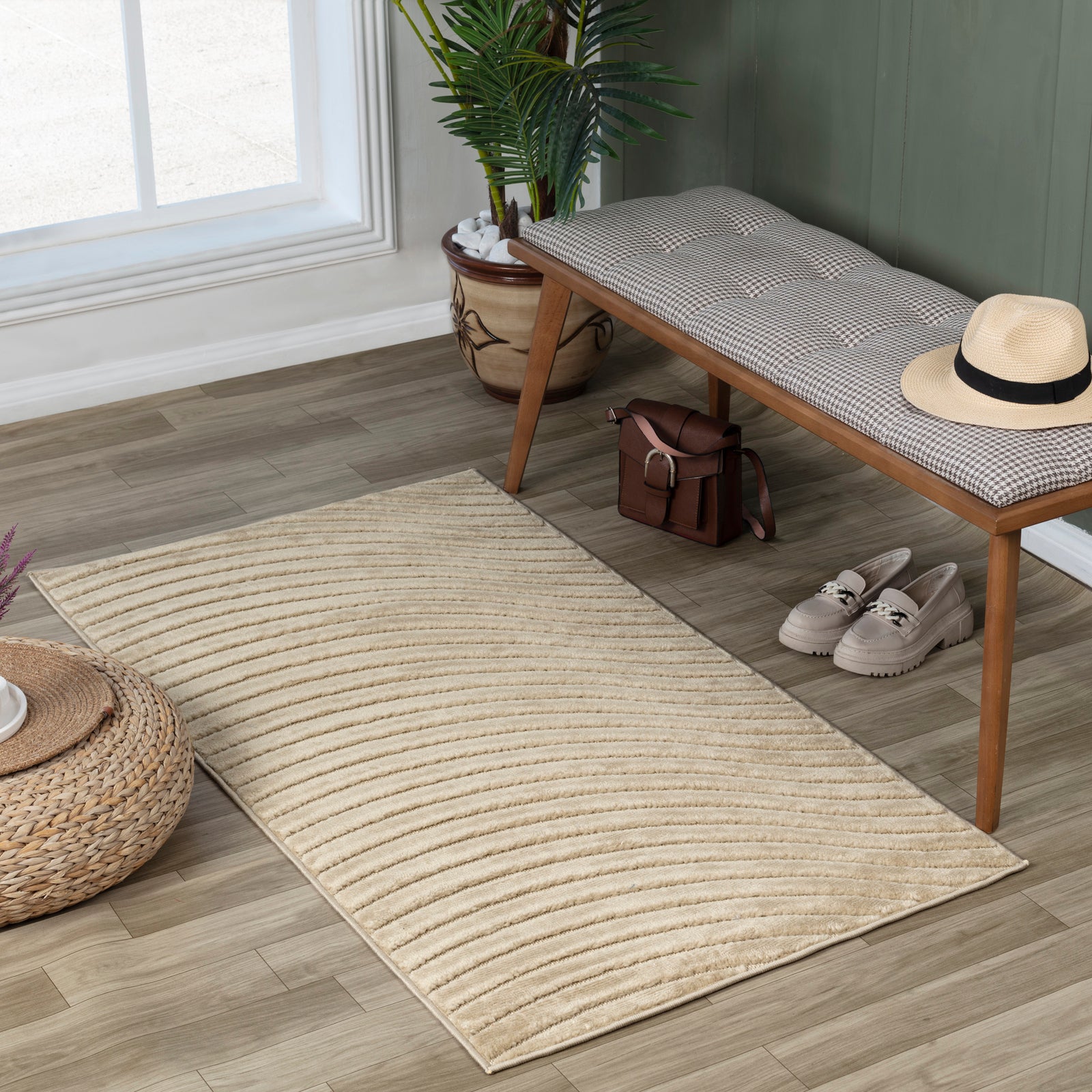 AYUMI In- /Outdoor Boho Skandi Area Rug