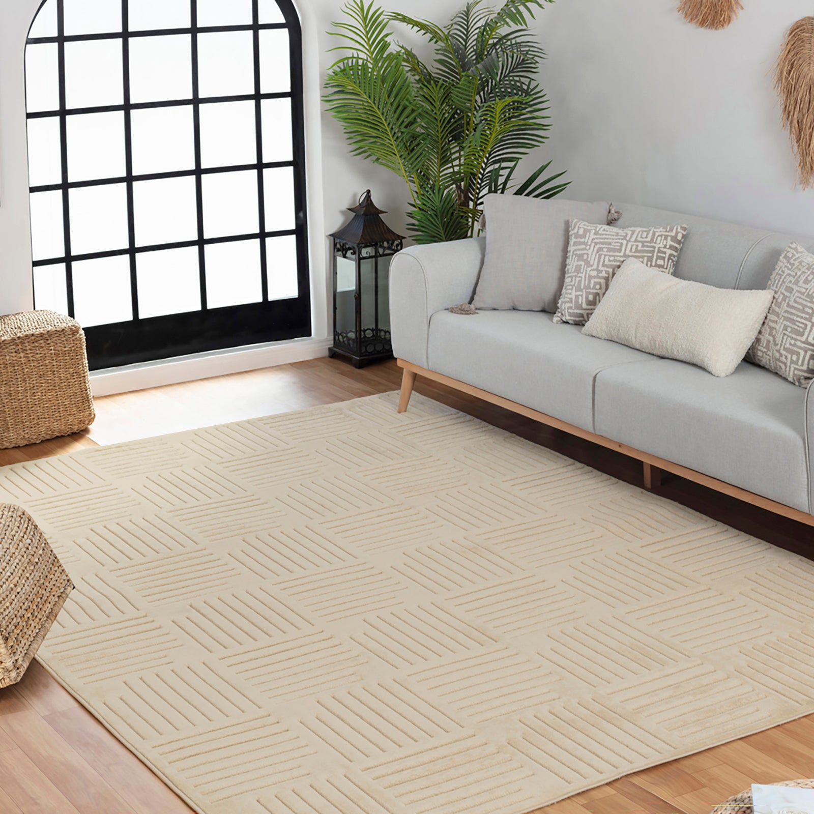 MIDORI In- /Outdoor Boho Skandi Area Rug