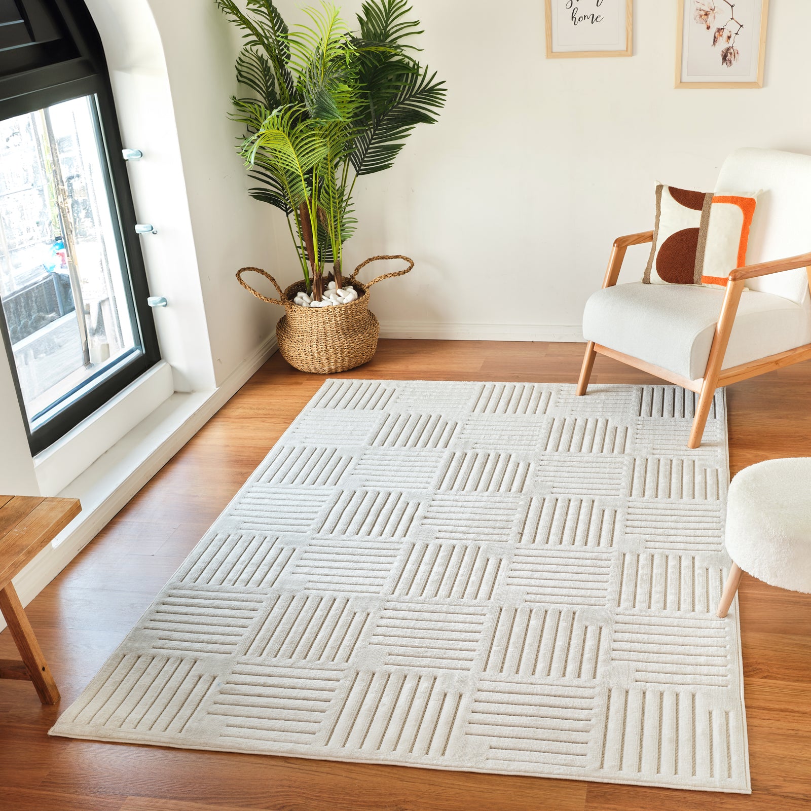MIDORI In- /Outdoor Boho Skandi Area Rug
