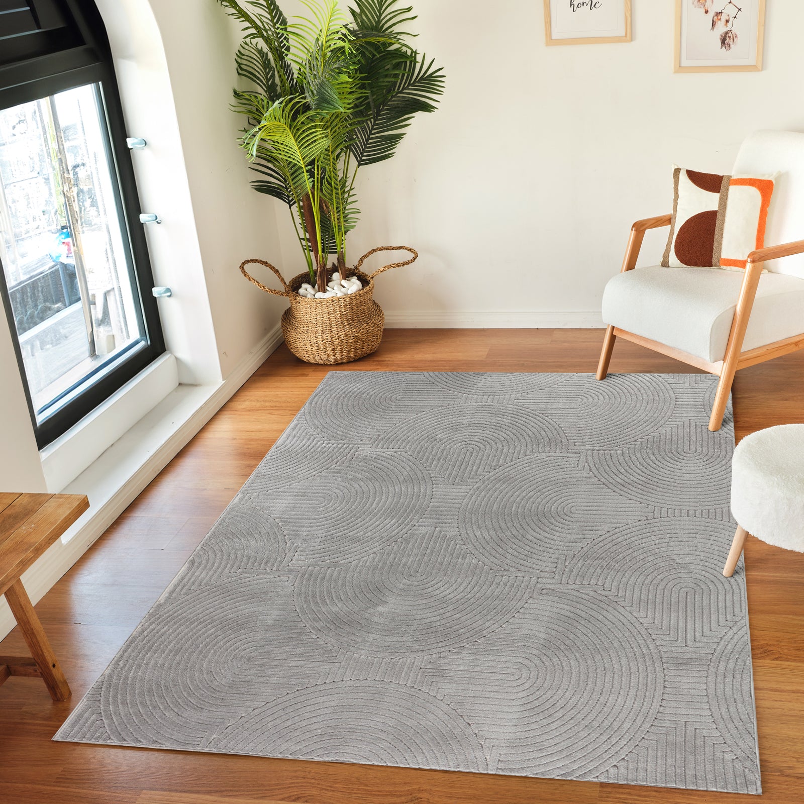 REYKO In- /Outdoor Boho Skandi Area Rug