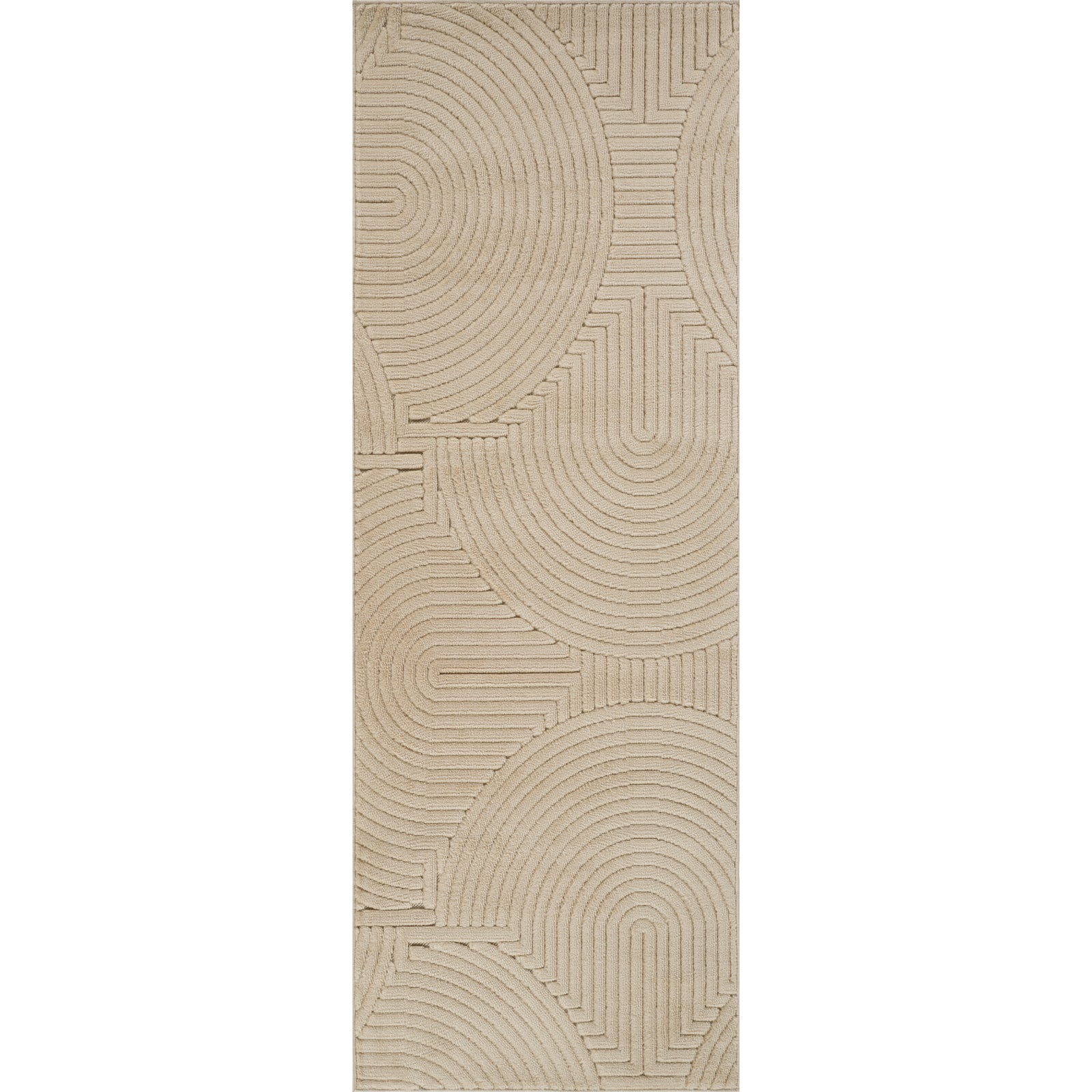 REYKO In- /Outdoor Boho Skandi Area Rug