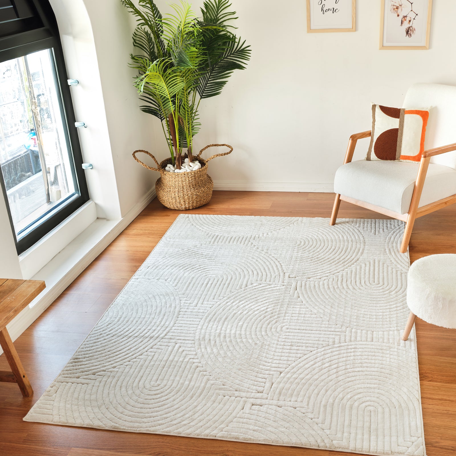 REYKO In- /Outdoor Boho Skandi Area Rug