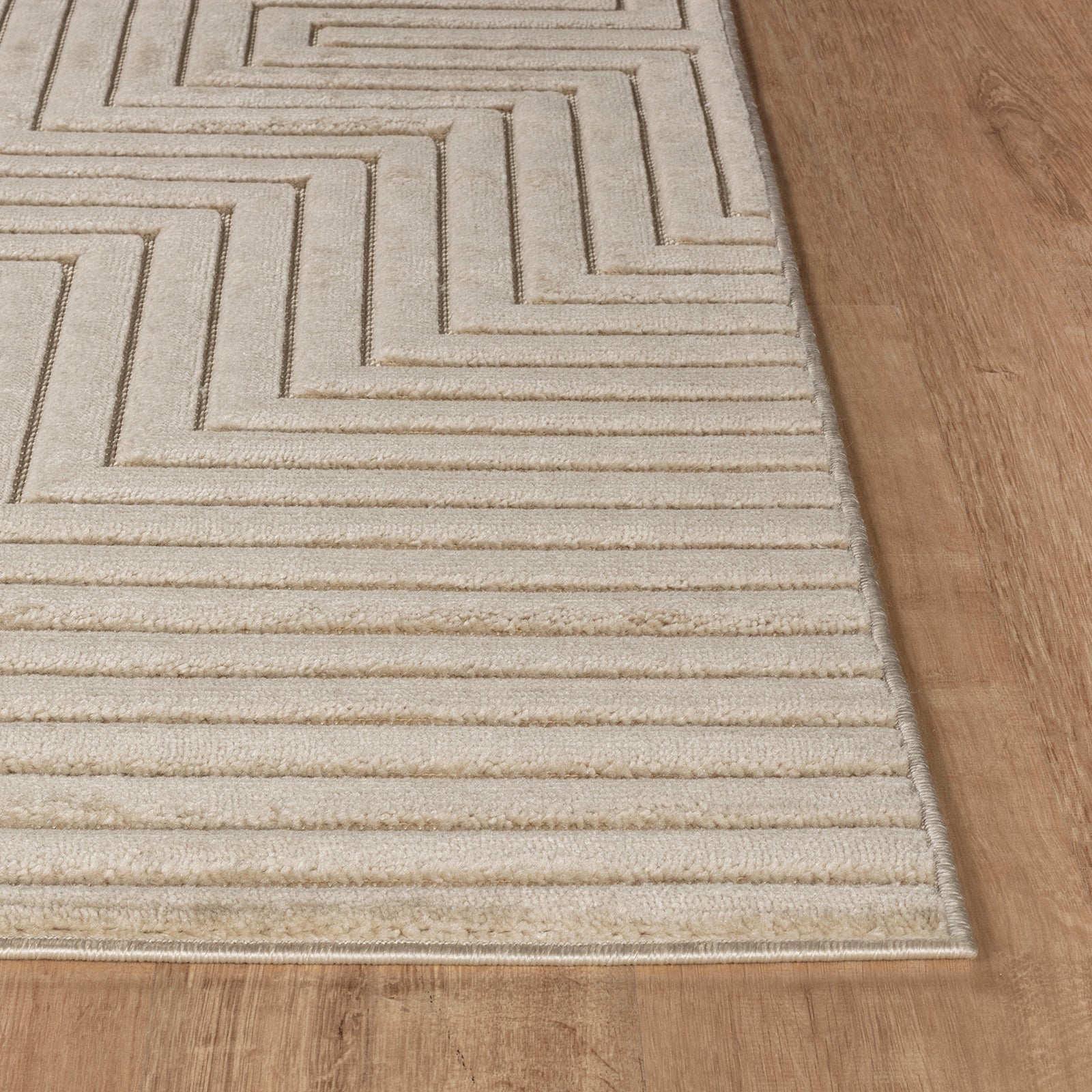 NAOKO In- & Outdoor Scandi Modern Beige Area Rug