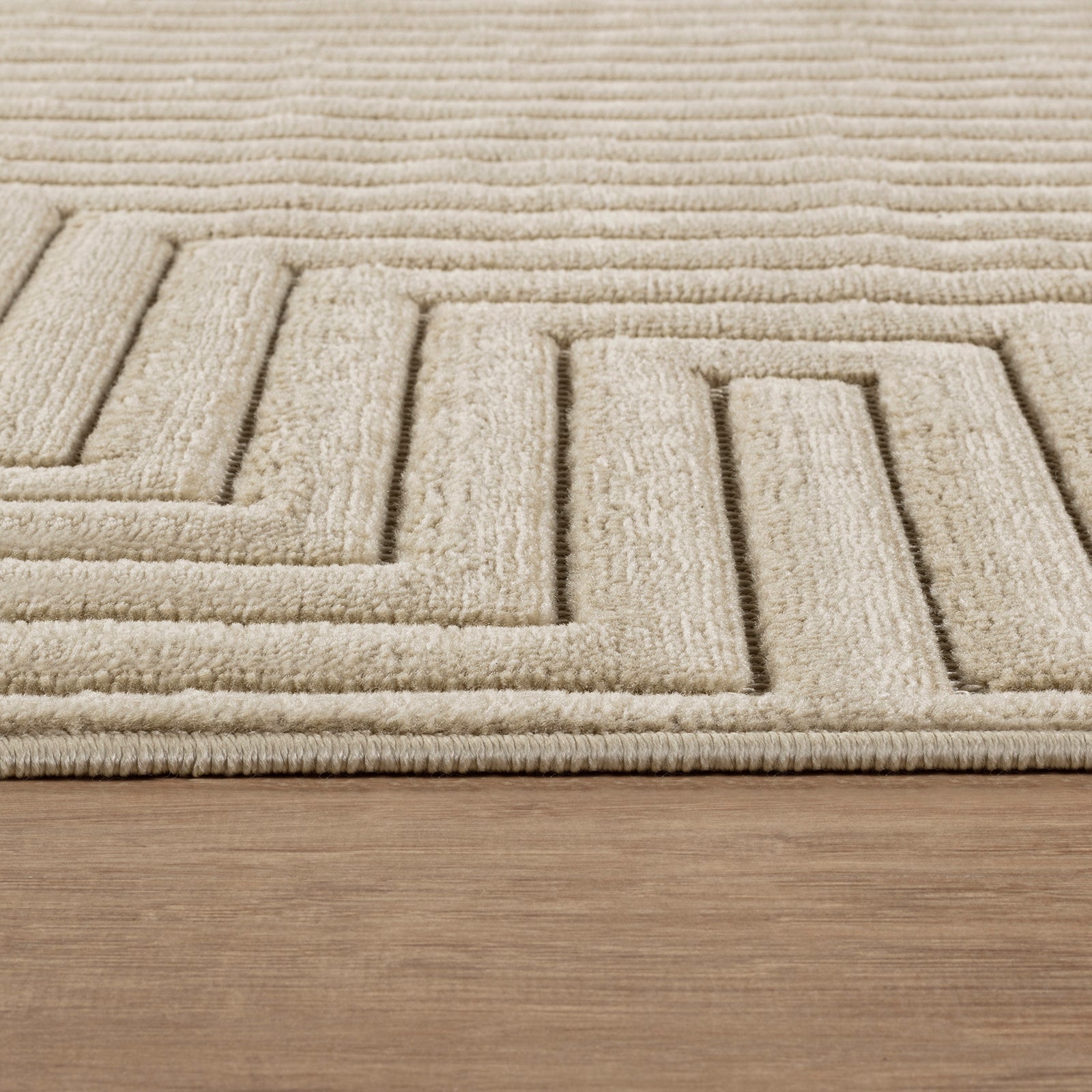 NAOKO In- & Outdoor Scandi Modern Beige Area Rug