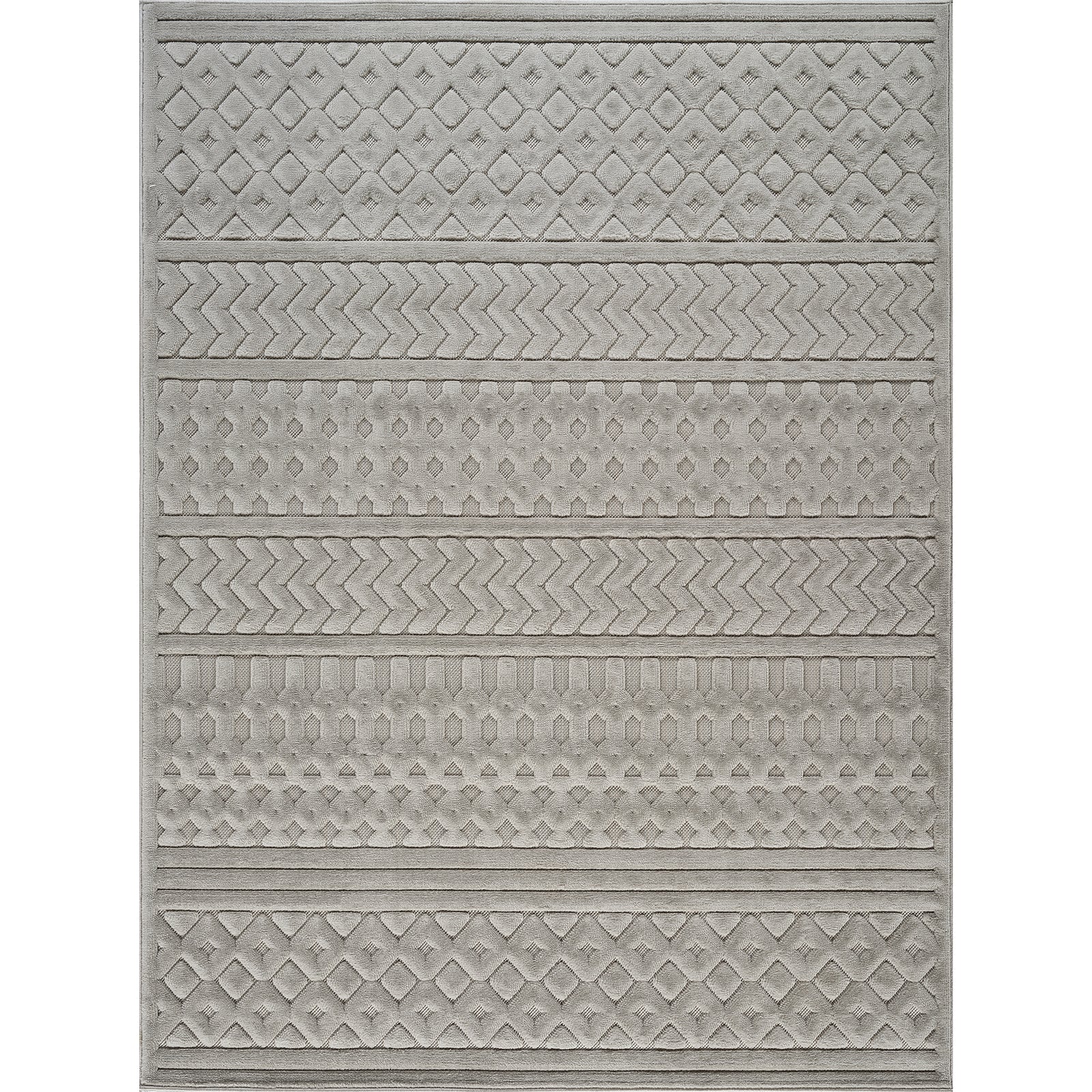 HARUKA In- & Outdoor Scandi Modern White Area Rug