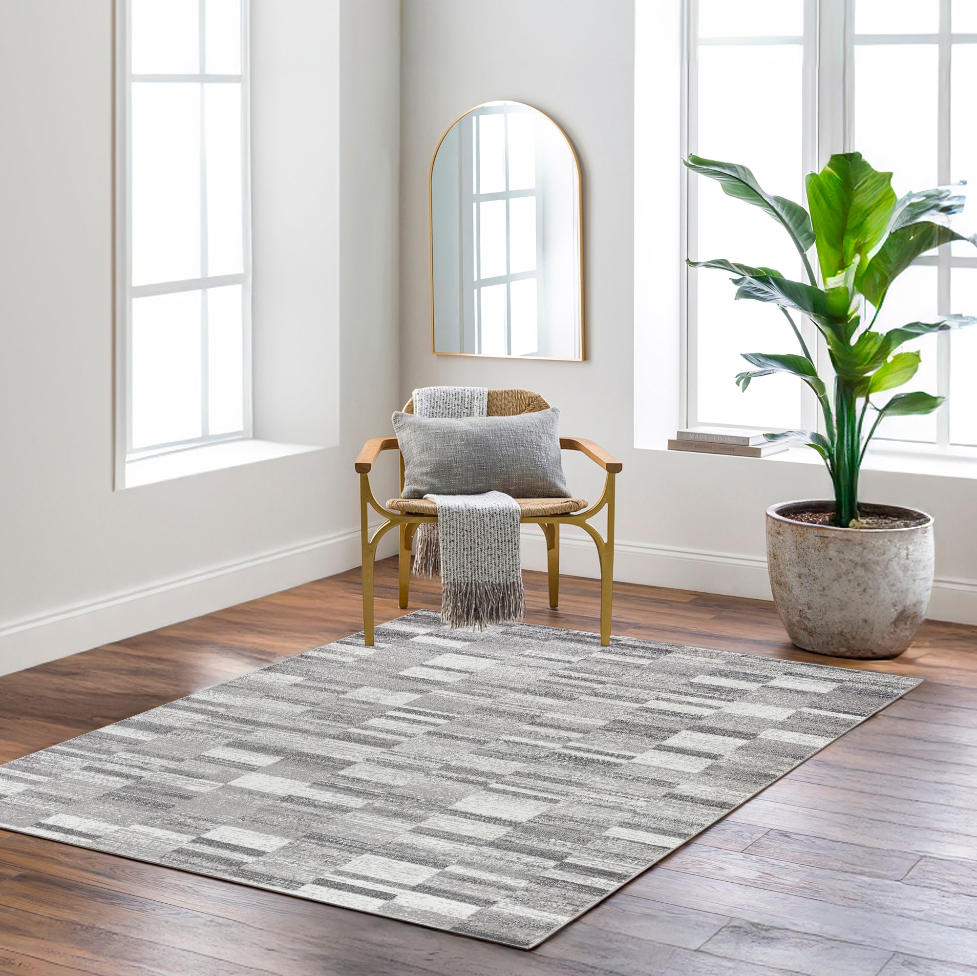 BHAUMI Modern Skandi Area Rug