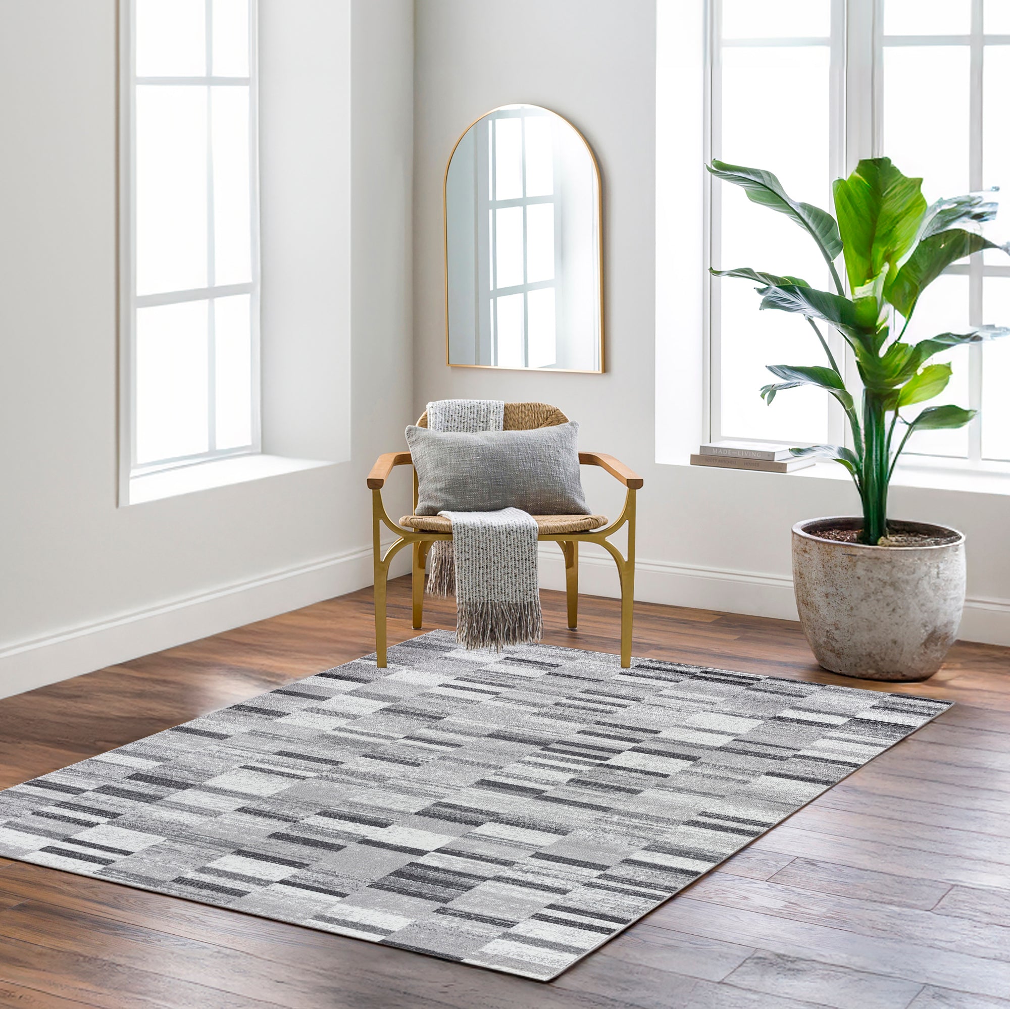 BHAUMI Modern Skandi Area Rug