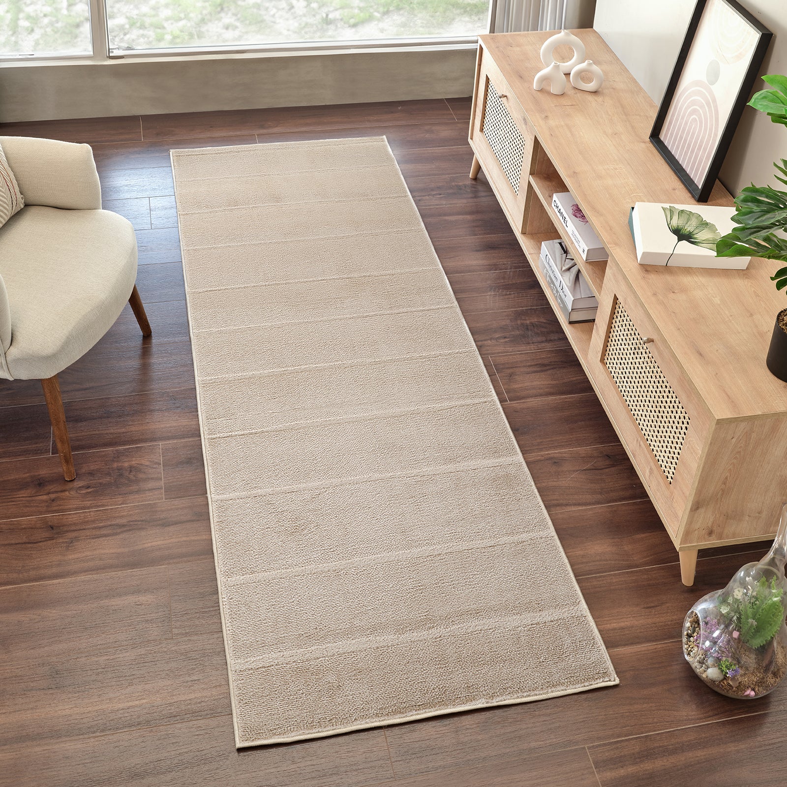 LUCIA Our PNW Home x Livabliss Scandi High Pile Ivory Runner Rug