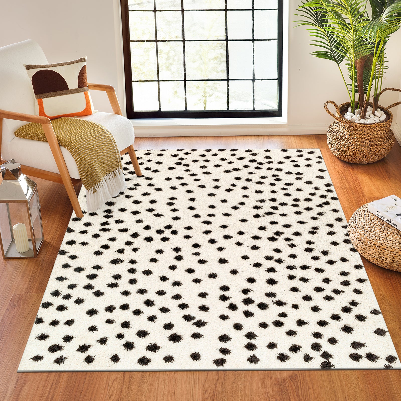 HEKUBA Modern Shaggy Area Rug