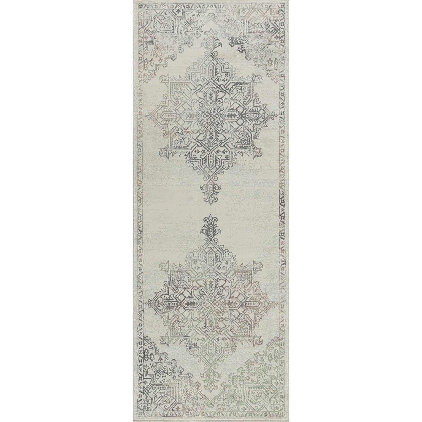 CEREN Oriental Vintage Runner Rug