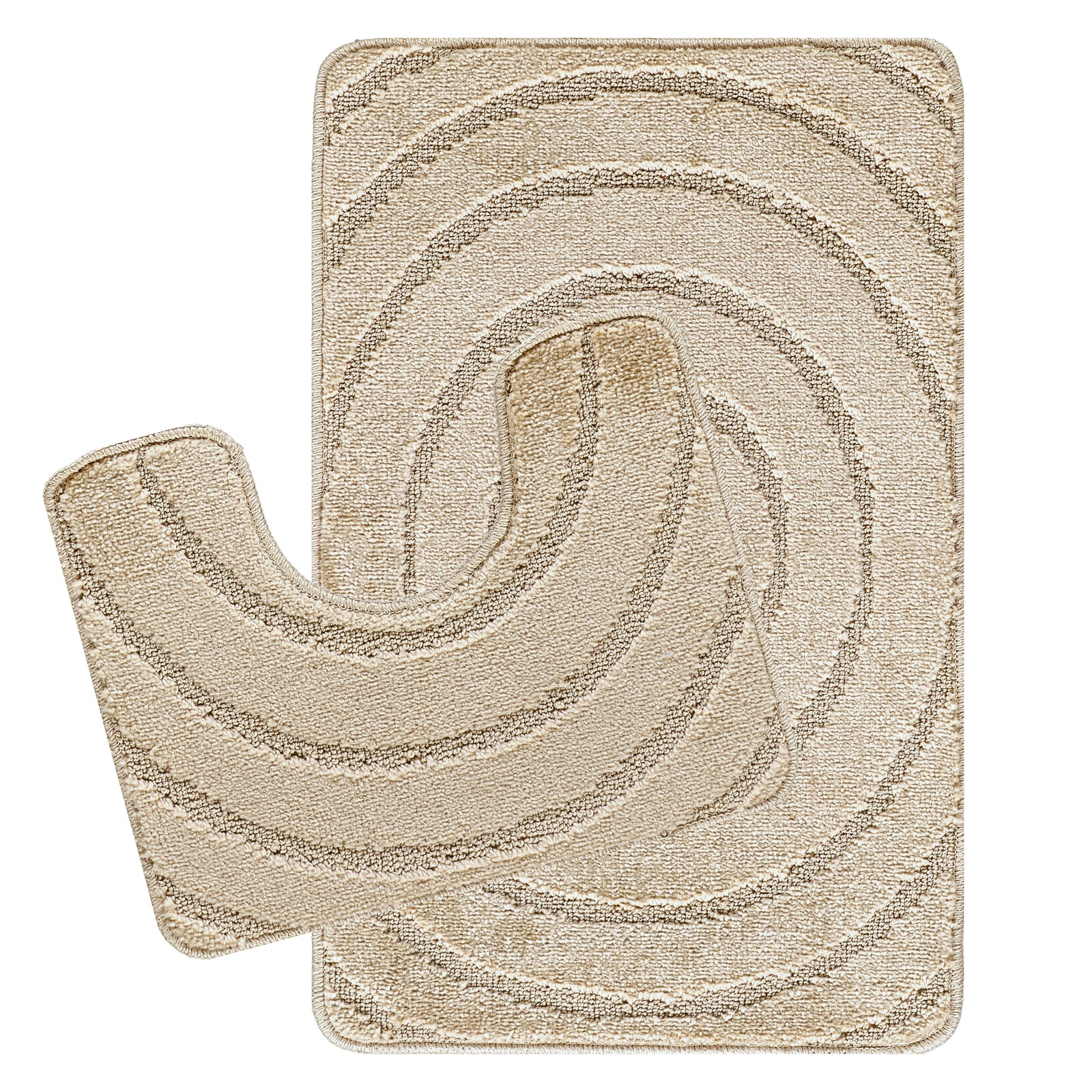 APRIL 2 Machine Washable Anti-Slip Bathroom Area Rugs