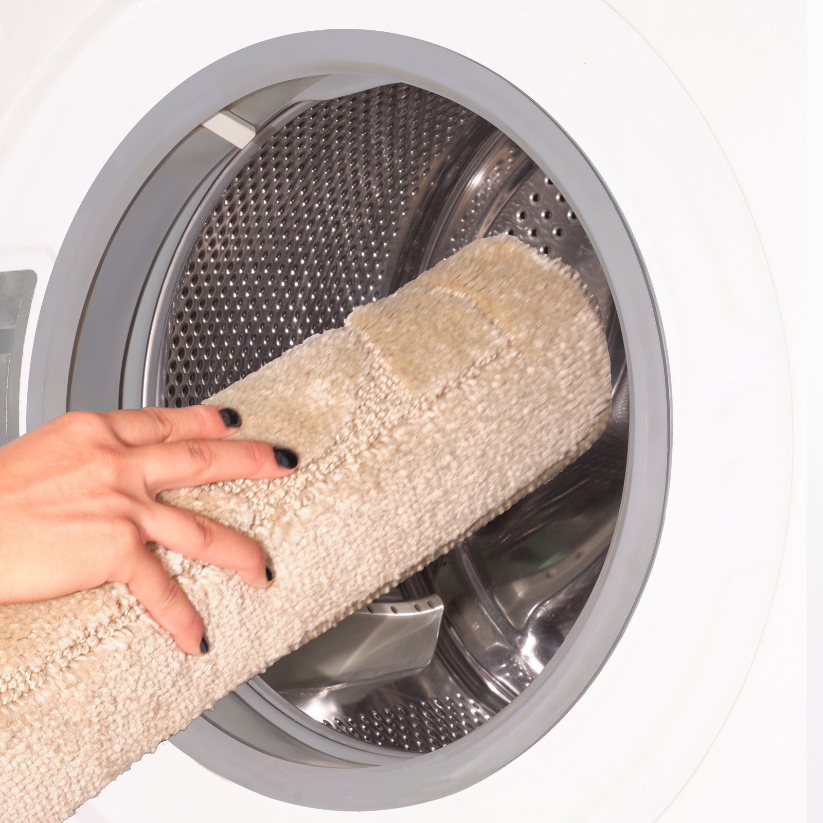 OLIVE 2 Machine Washable Anti-Slip Bathroom Area Rugs