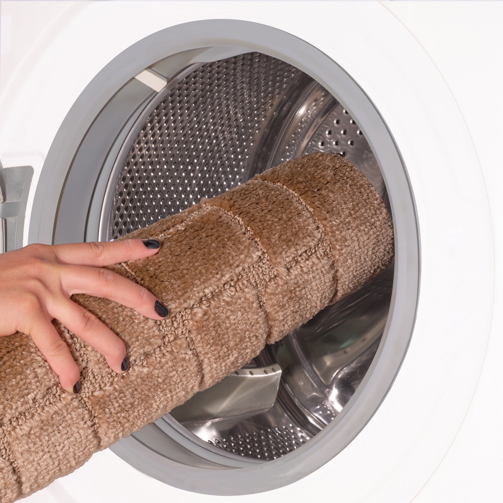 OLIVE 2 Machine Washable Anti-Slip Bathroom Area Rugs