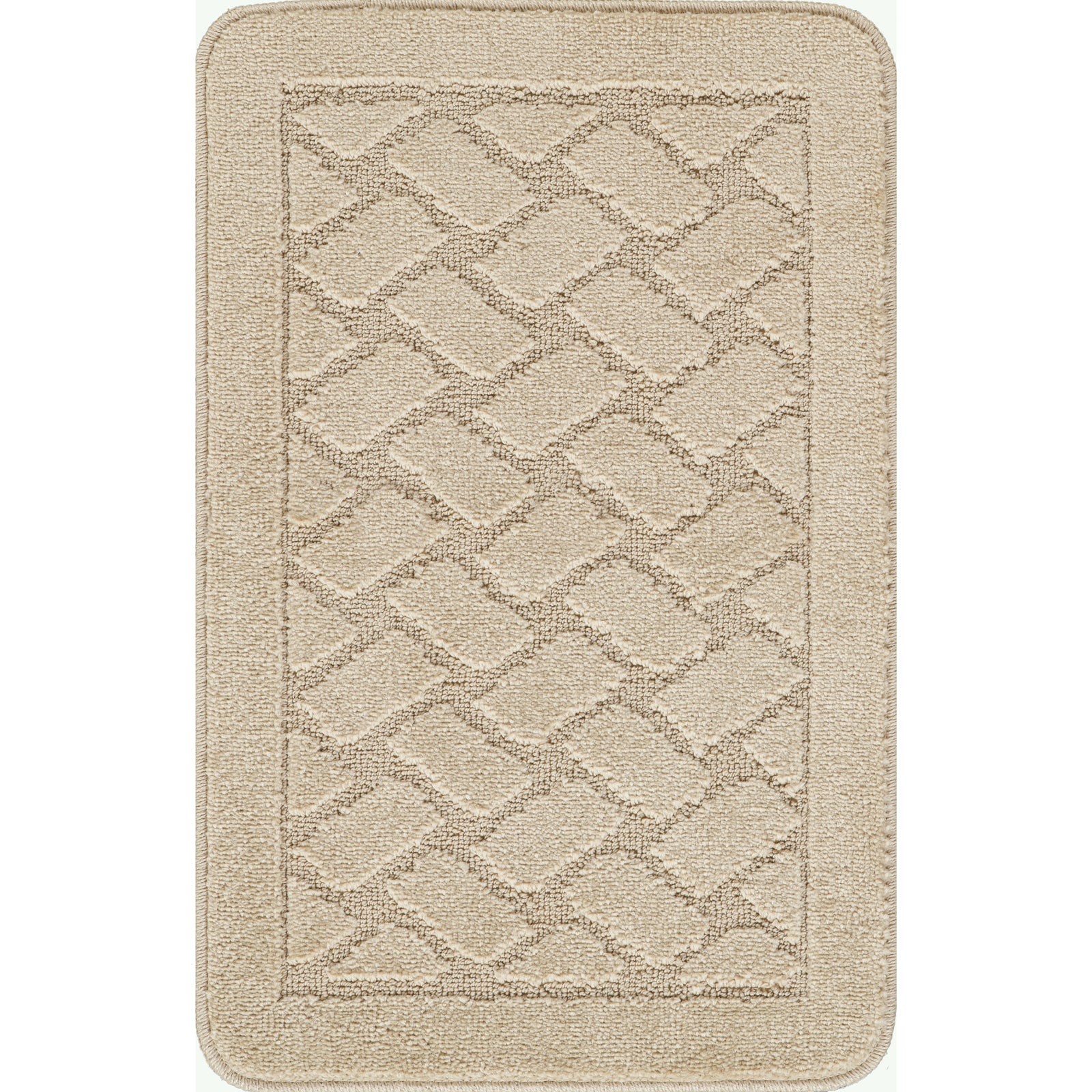 NILAH 2 Machine Washable Anti-Slip Bathroom Area Rugs