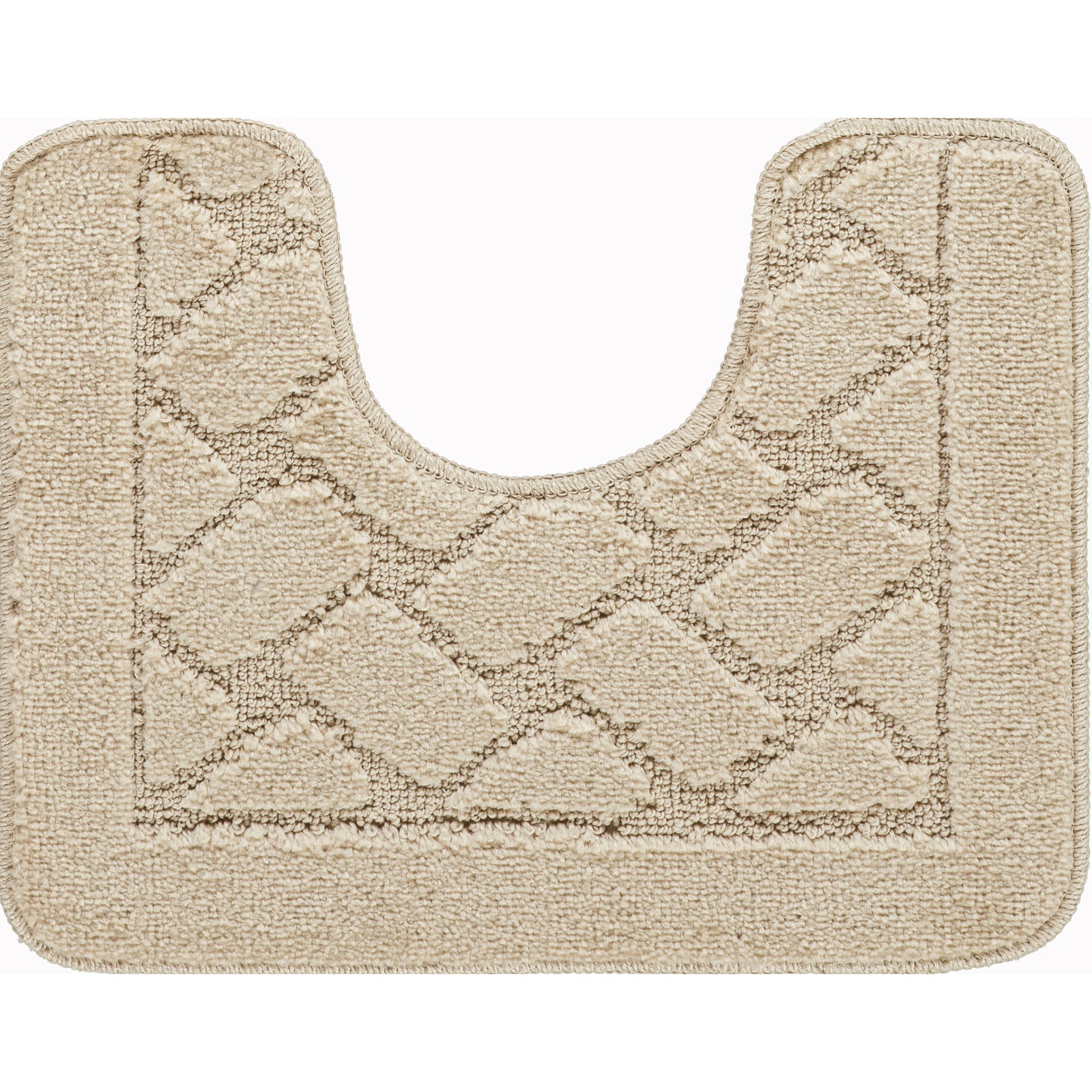 NILAH 2 Machine Washable Anti-Slip Bathroom Area Rugs