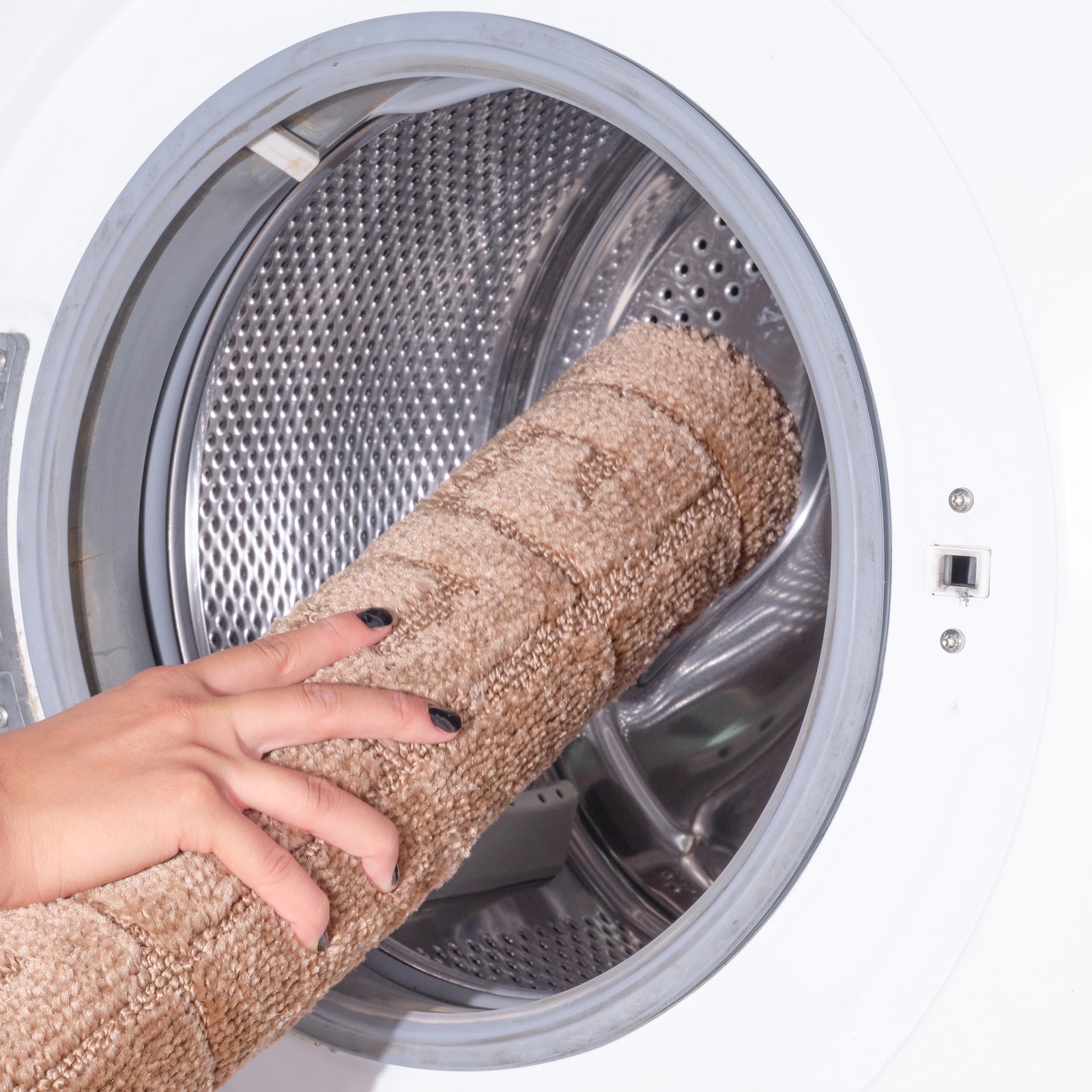 POPPY 2 Machine Washable Anti-Slip Bathroom Area Rugs