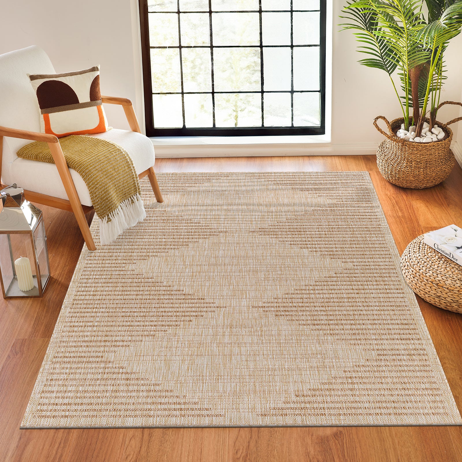 LIGAIA In- /Outdoor Jute-Look Rug