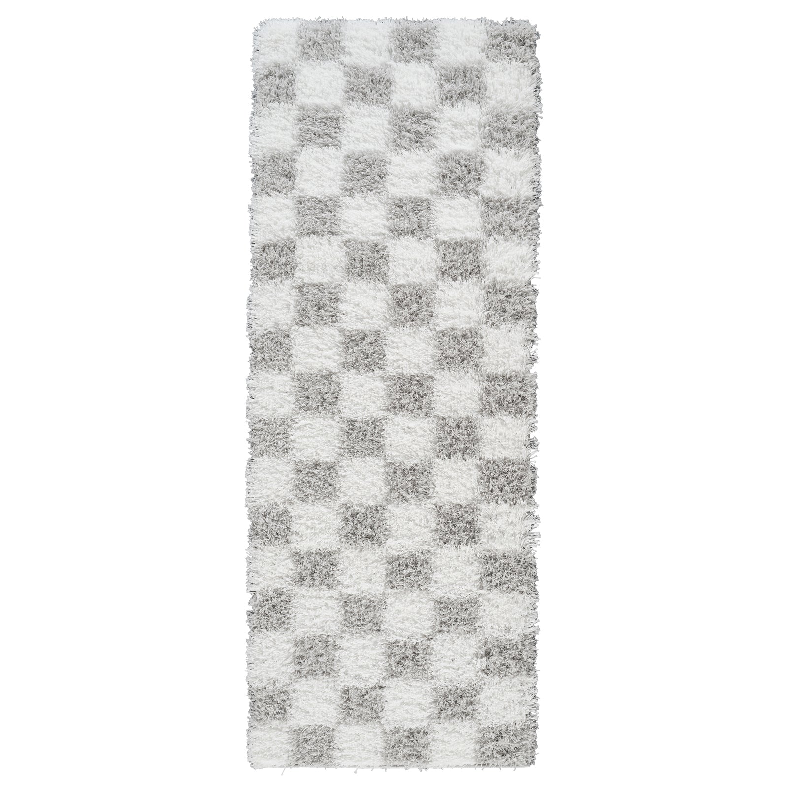 Urban Shag Modern Checkboard Plush Pile Rug