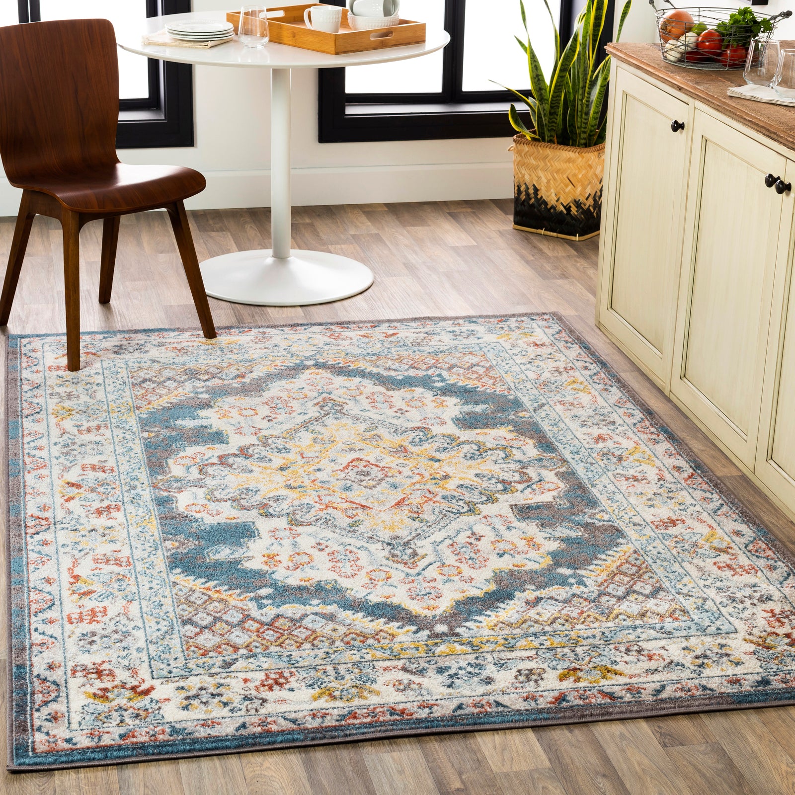 Ankara-Vintage Traditional Boho Rug