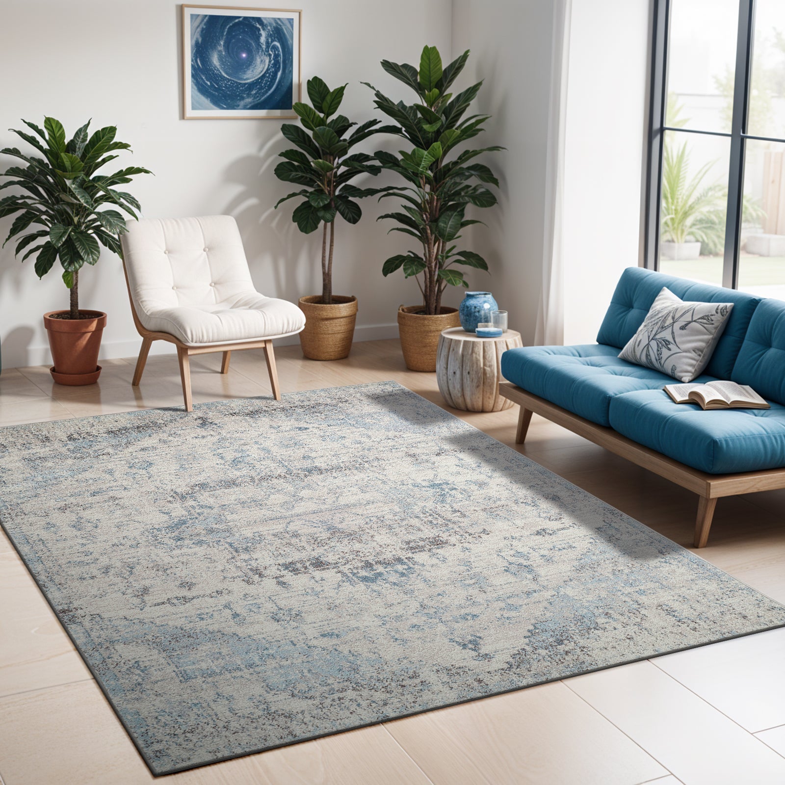Ankara-Vintage Traditional Boho Rug