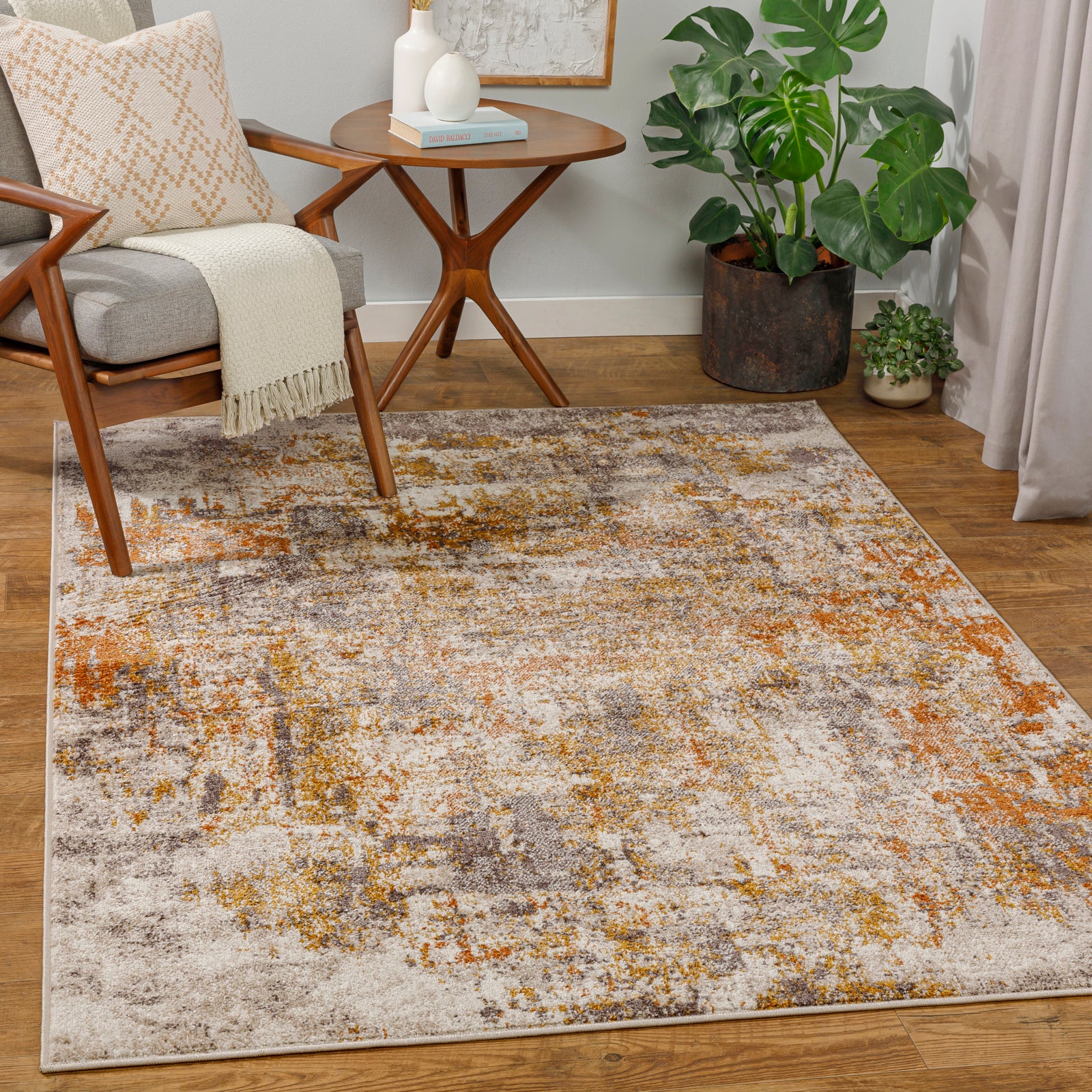 JEEVIKA Modern Abstract Area Rug