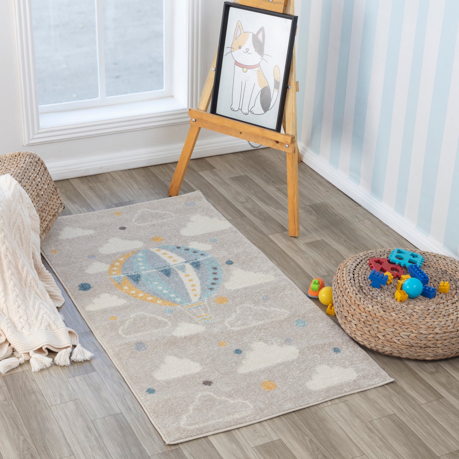 MONTY Kids' Bedroom & Playroom Rug