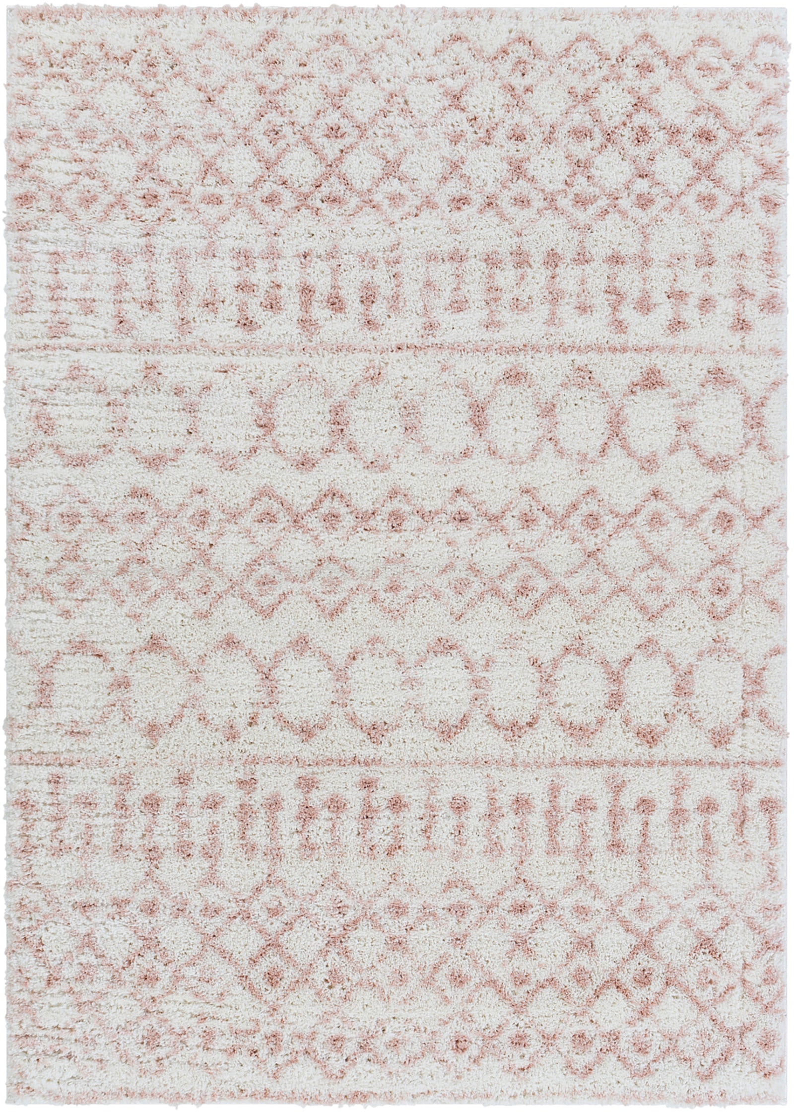 SAANJH Boho Shaggy Runner Rug