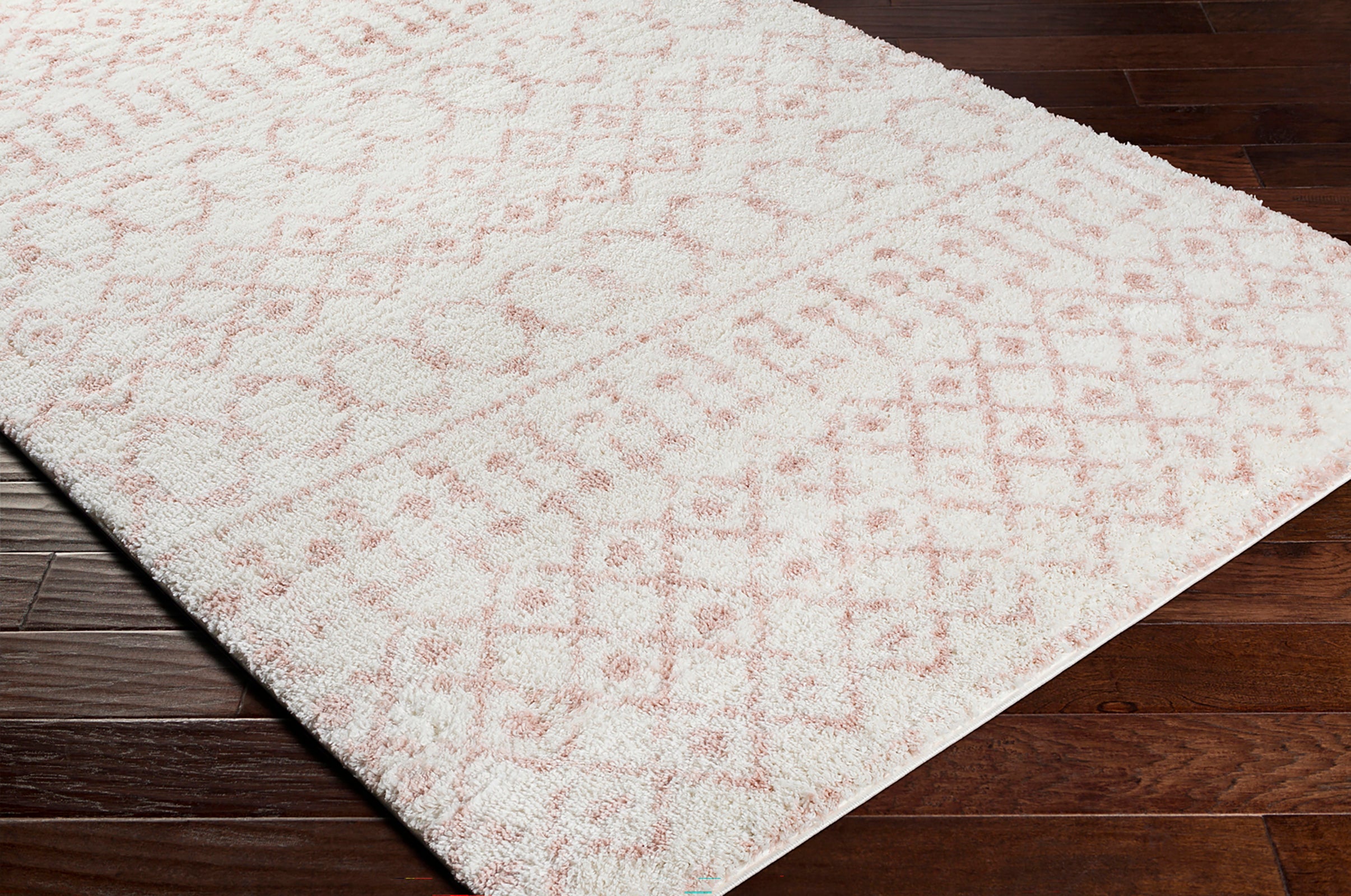 SAANJH Boho Shaggy Runner Rug